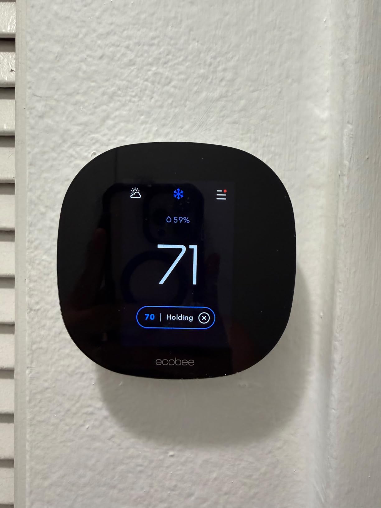 ecobee Smart Thermostat Essential - WiFi Thermostat, Energy Star Certified customer photo 1