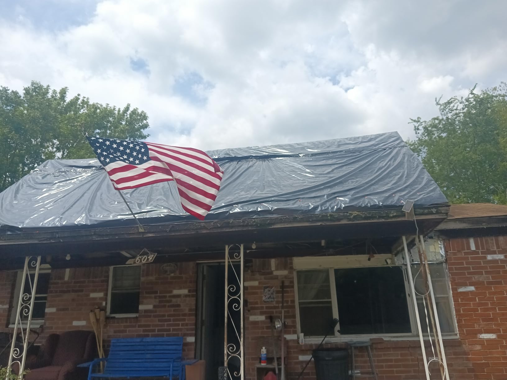 Farm Plastic Supply - Crawl Space Vapor Barrier - 10 Mil - Black Vapor Barrier, Thick Plastic Sheeting, Heavy Duty Polyethylene Film, Drop Cloth Covering for Crawlspace, Basement (10' x 100') customer photo 2