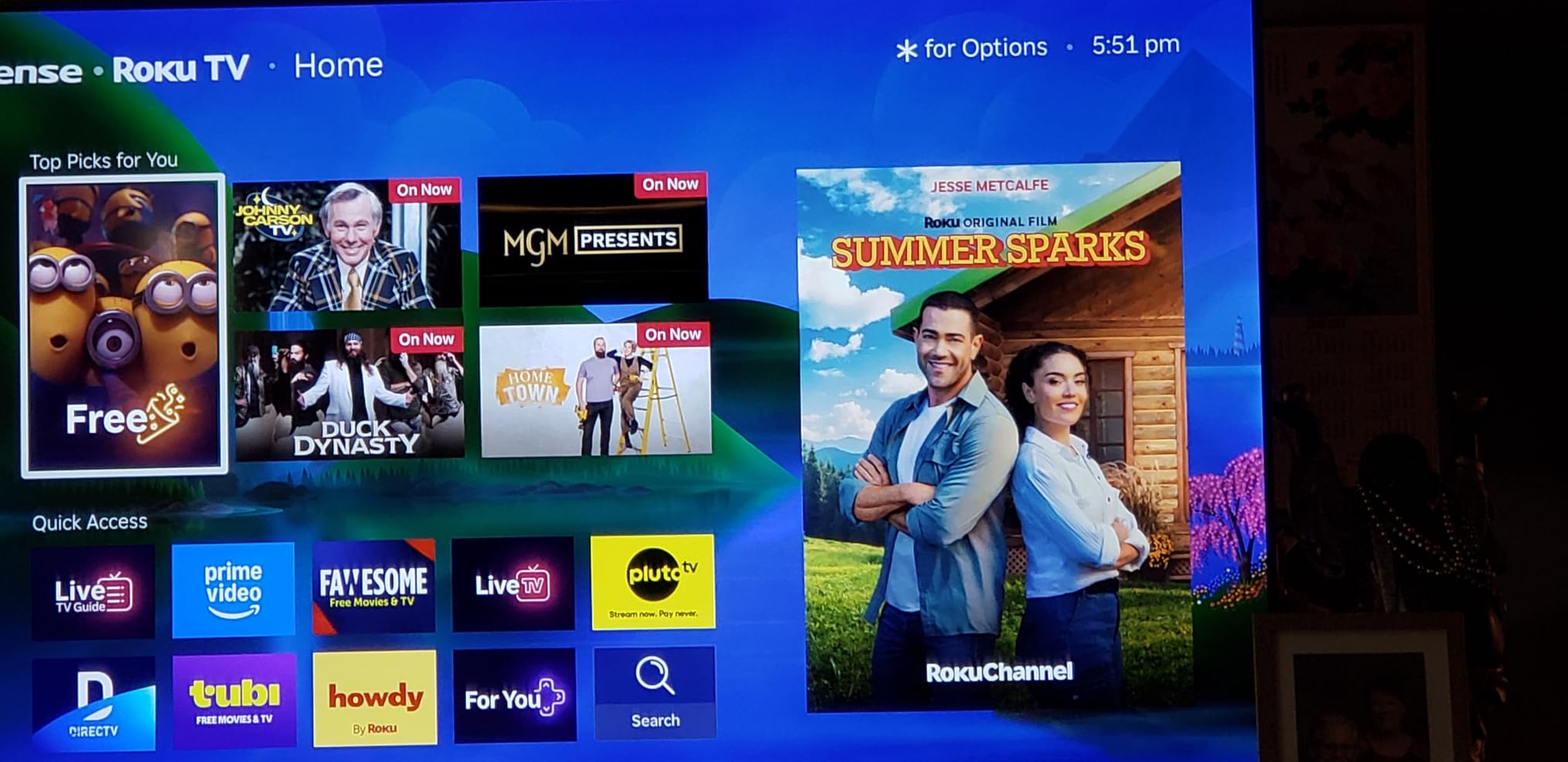 Roku 55-Inch Plus Series Smart TV - 4K QLED Mini-LED TV - RokuTV customer photo 2