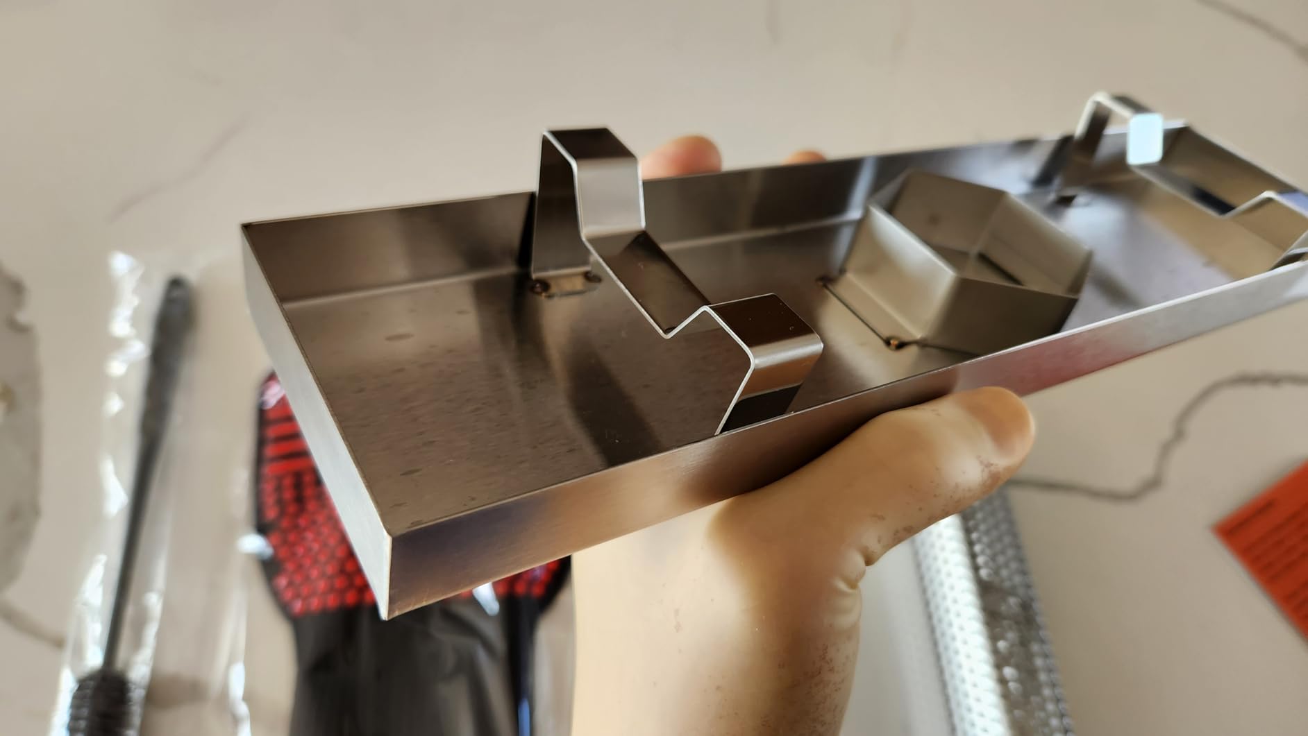 Pellet Smoker Tube with Tube Lid & Tray, 12