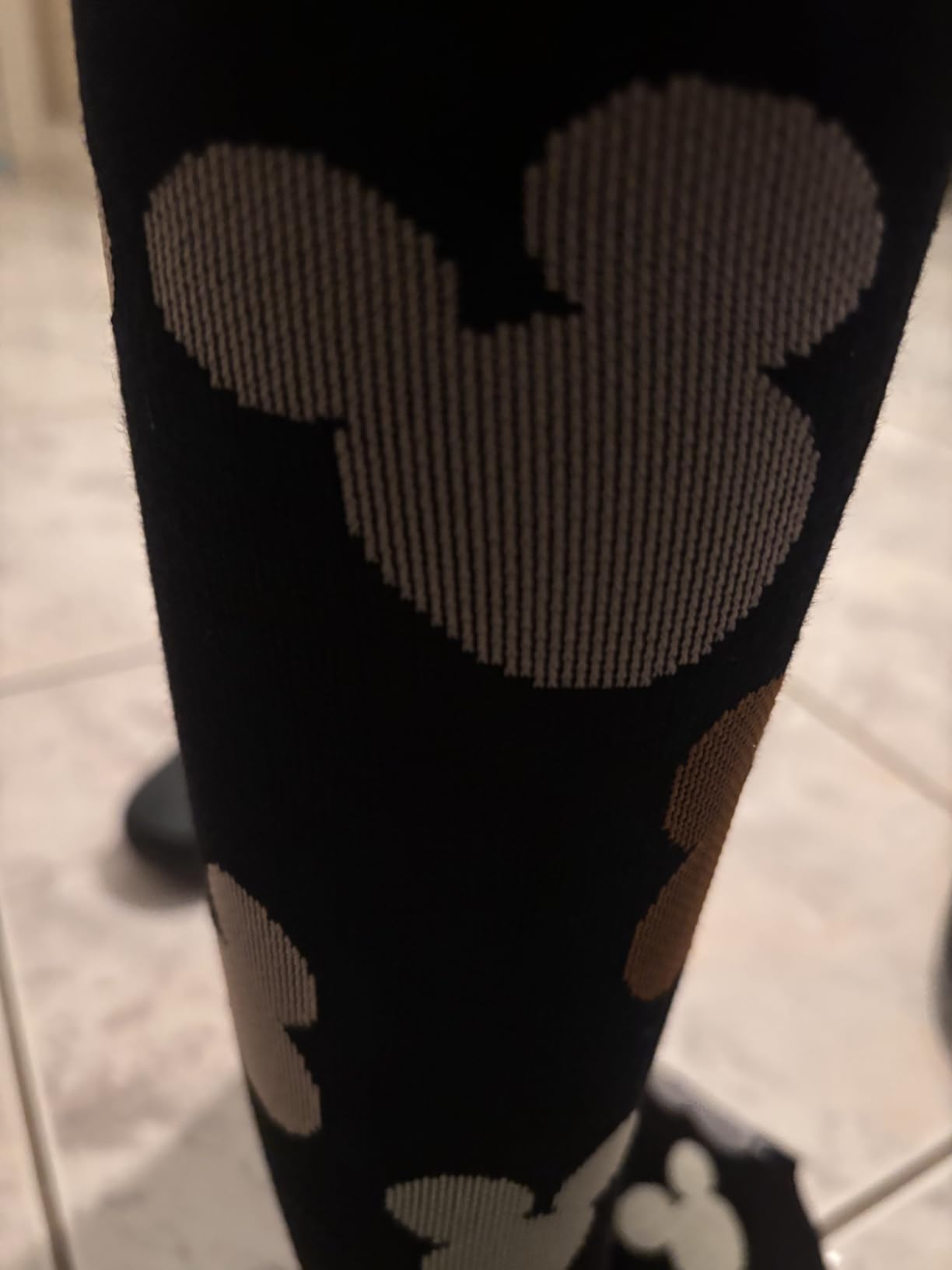 Thick Soft Cotton Compression Socks | 2 Pairs 15-20mmHg Cushioned Soft Breathable Comfortable Knee High Compression Socks for Women Men, Pregnancy Travel Nurse customer photo 2
