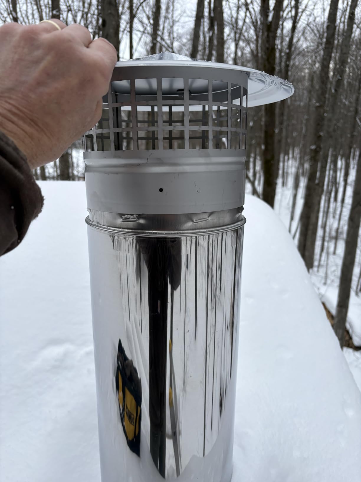 8 Inch Chimney Cap Cone Top Chimney Cover,Stainless Steel 8