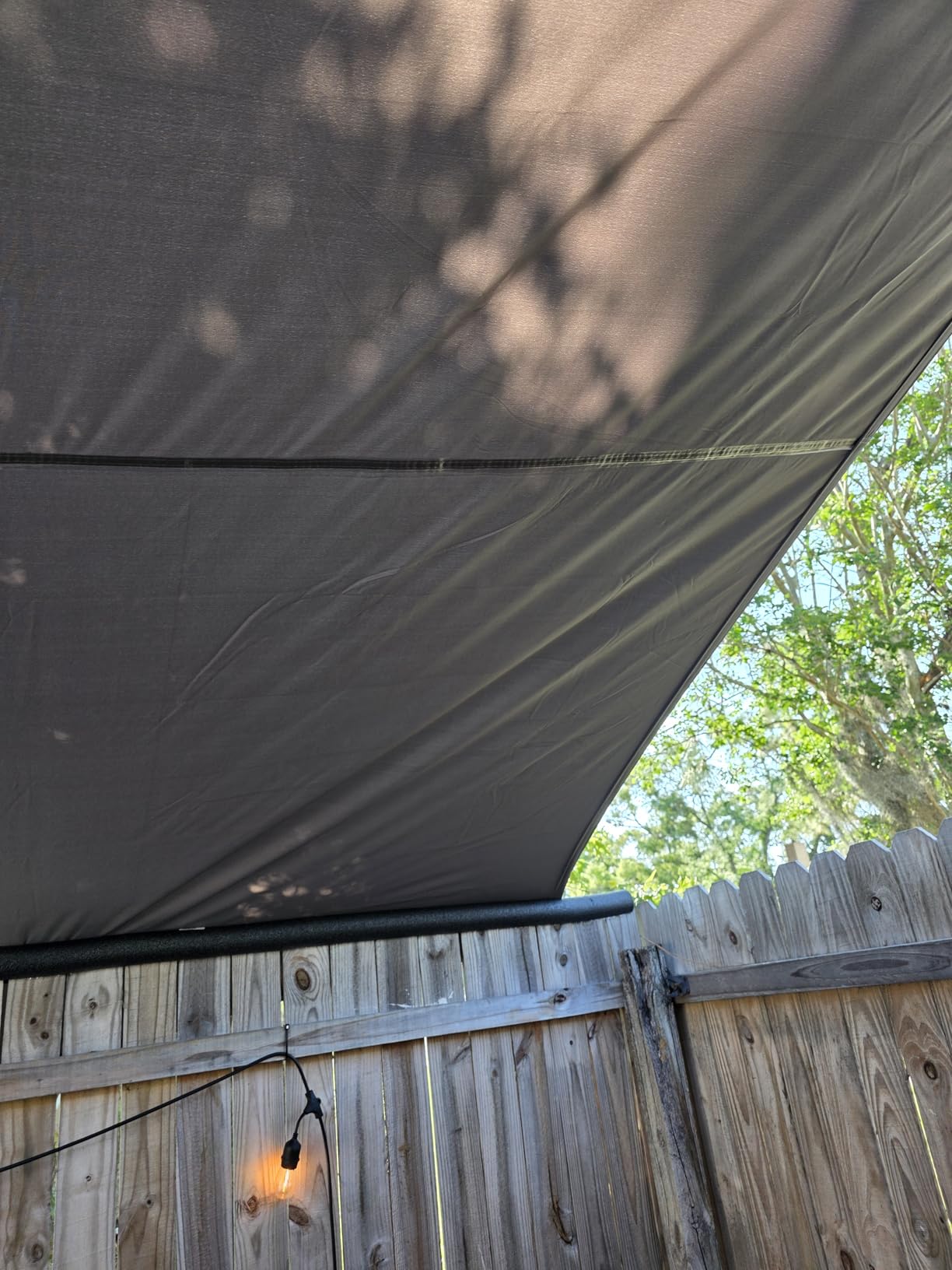 Shade&Beyond 8'x10' Waterproof Sun Shade Sail Rectangle, Dark Grey customer photo 1