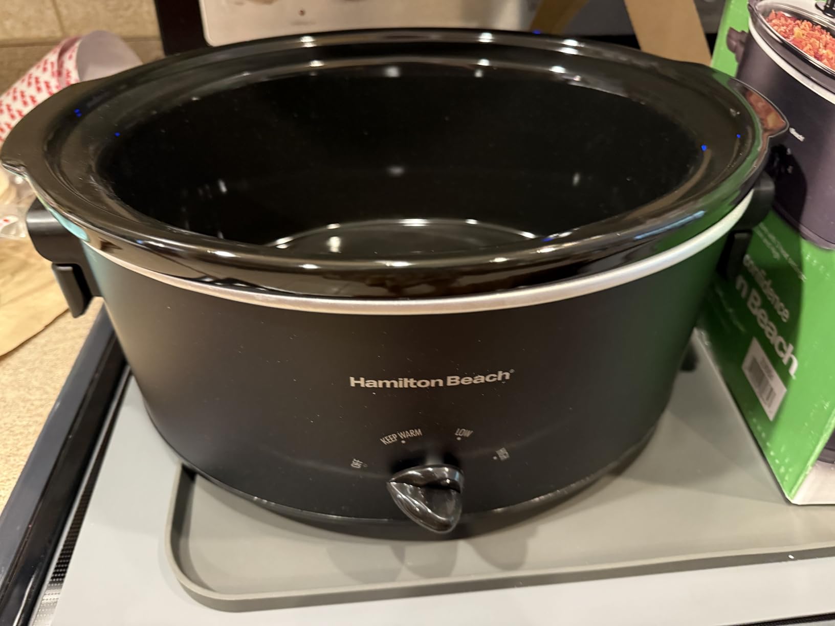 Hamilton Beach 6 Quart Slow Cooker With Space-Saving Folding Handles customer photo 2