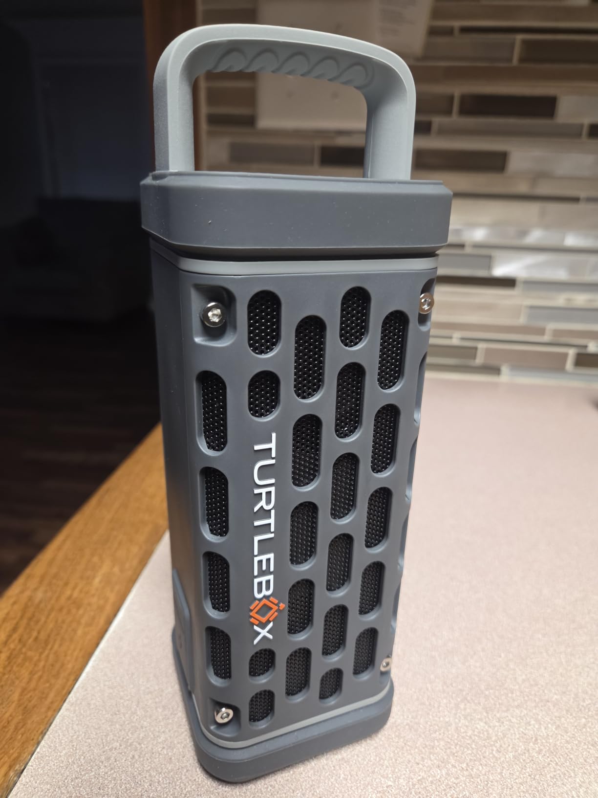 Turtlebox Ranger, Ultra-Portable Bluetooth Speaker, Waterproof, Tan customer photo 2