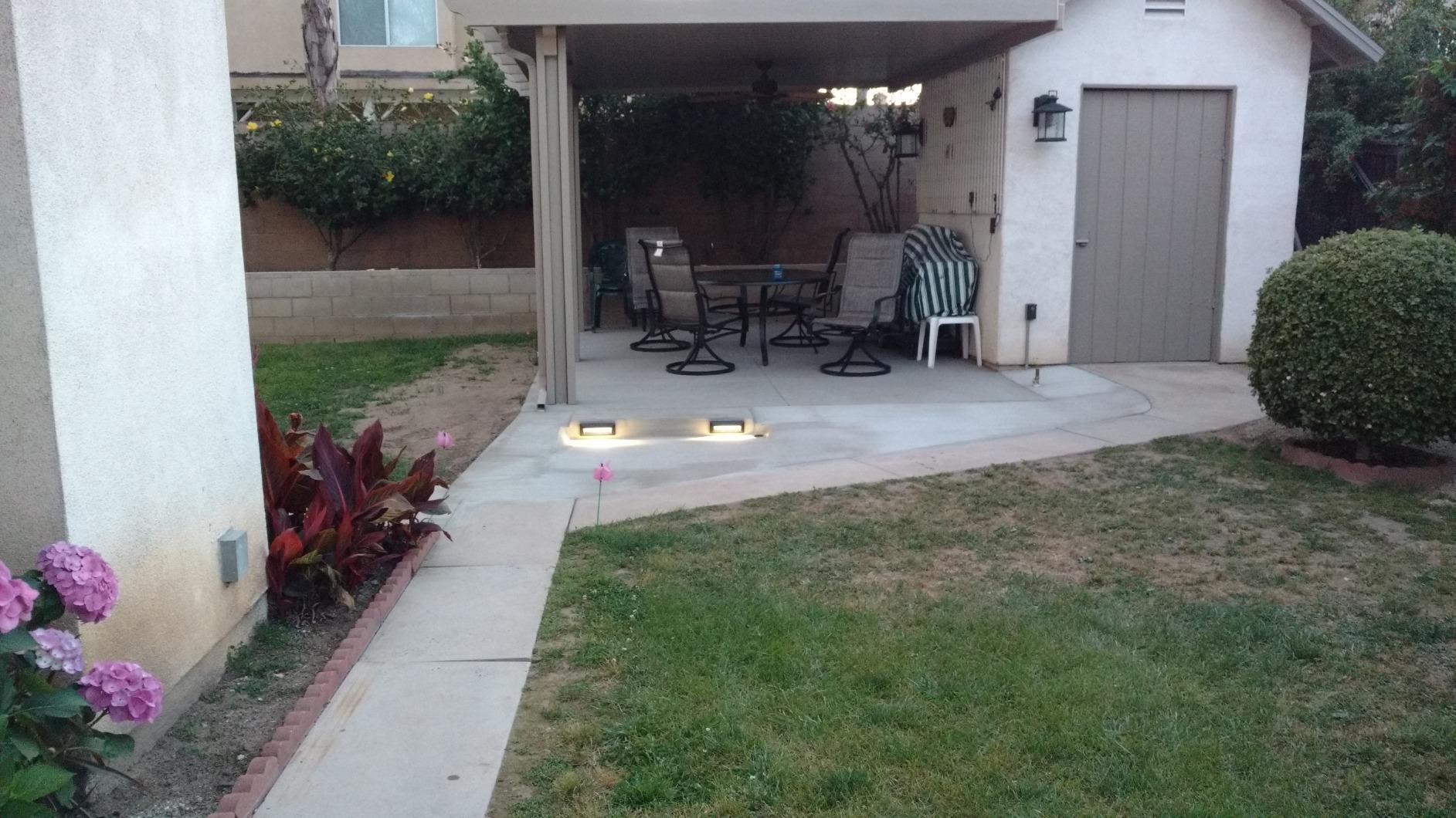 ZONK LED Outdoor Indoor Step Lights, Line Voltage 110-240V 2W Landscape Stair Lights, 9Inch Non-dimmable 3000K IP65 Waterproof Stairway Lighting, LED Deck Light, Retaining Wall Lights, 6Pack customer photo 1