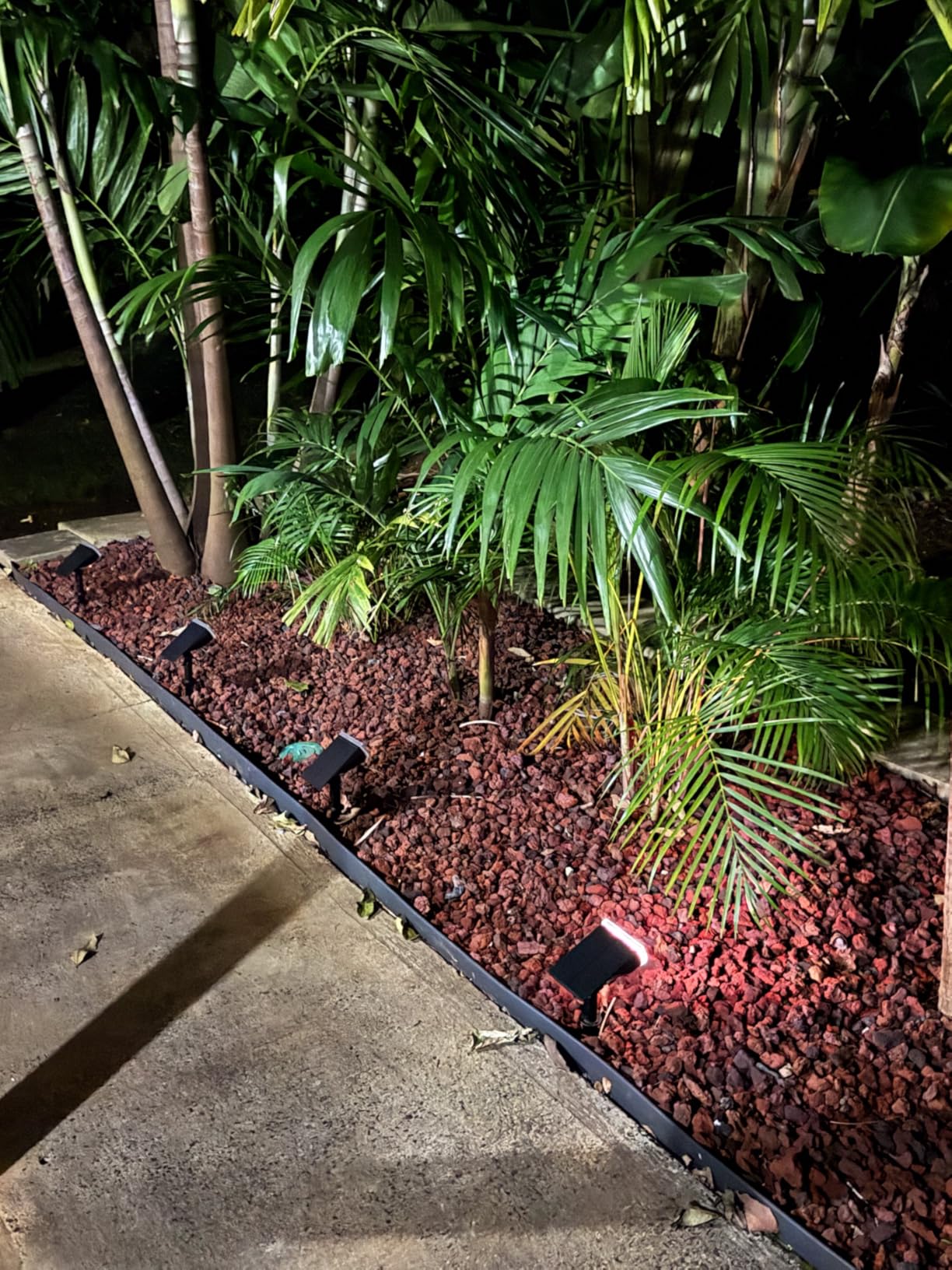 Linkind Smart Solar Spot Lights Outdoor SL5C, Solar Lights Outdoor Spotlight RGBTW Color Changing Halloween Lights, APP/Voice Control IP67 Landscape Lighting for Yard, Garden, Pathway(14 Pack) customer photo 1