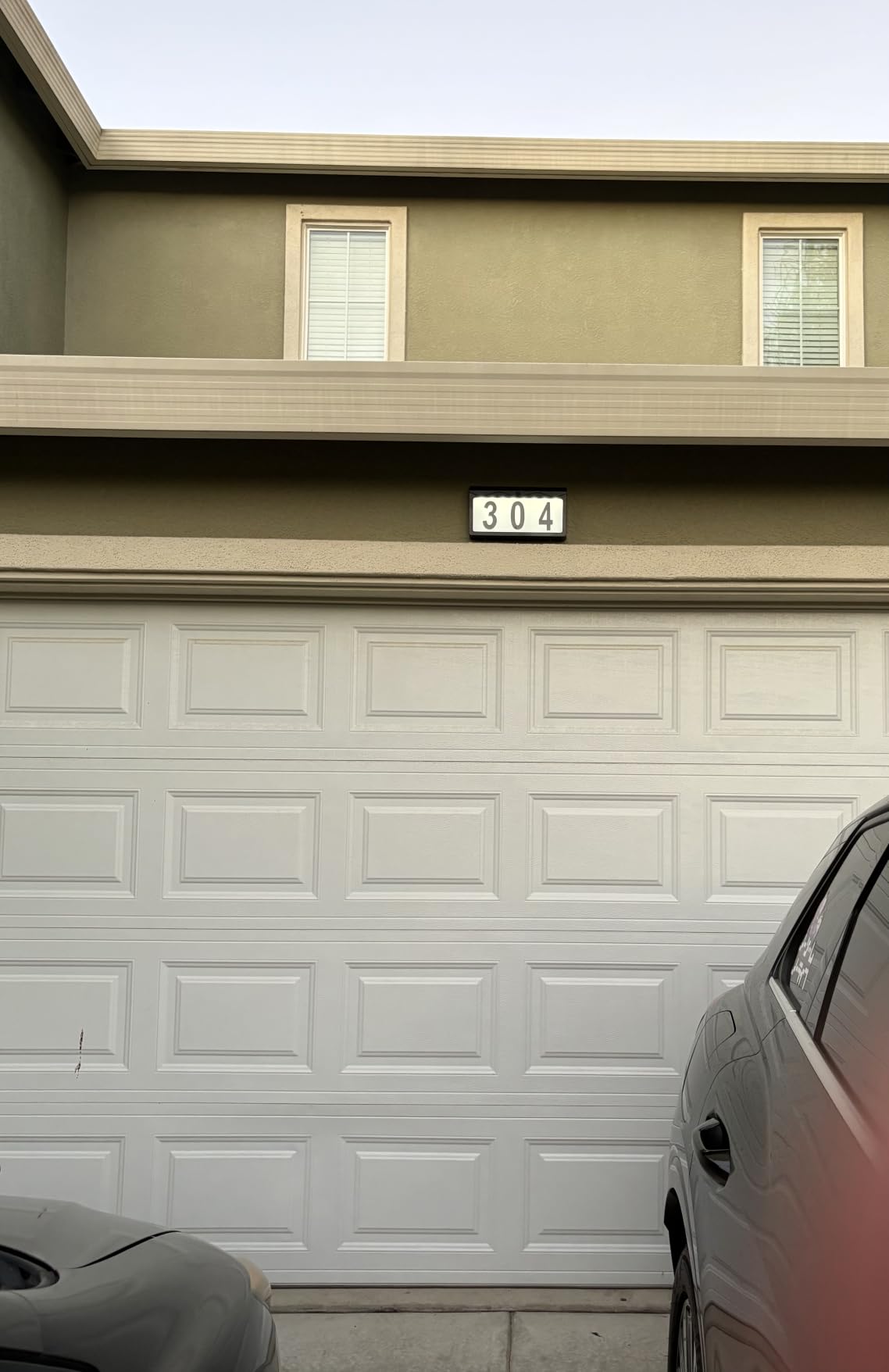 11.8 Inch Solar Powered Address Sign, Larger Size House Number Plaque | Illuminated RGBW Color light Sign for Home Street Driveway Mailbox Outside Outdoor Waterproof customer photo 1