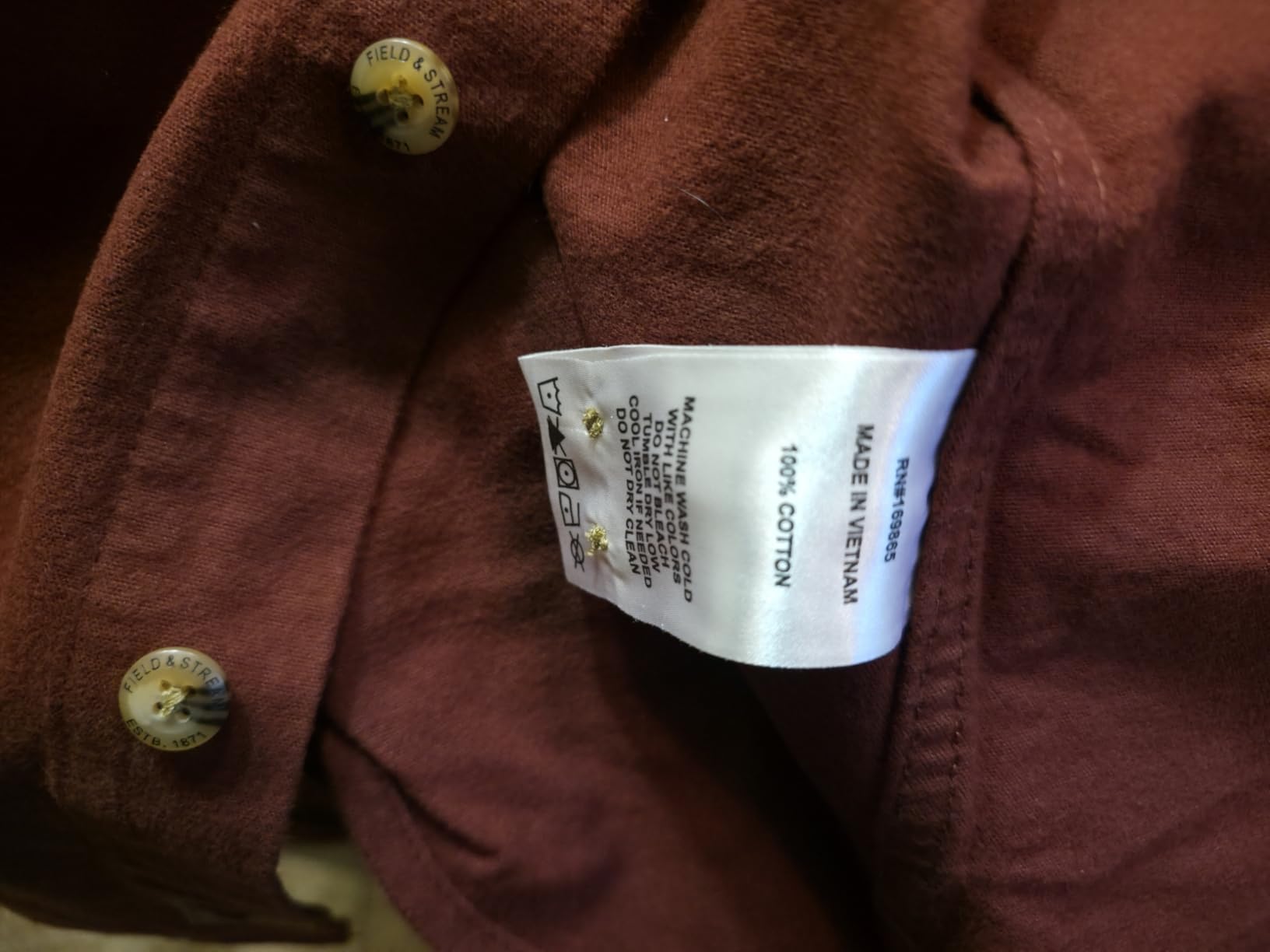 Field & Stream Men's Cattail Chamois Shirt customer photo 1