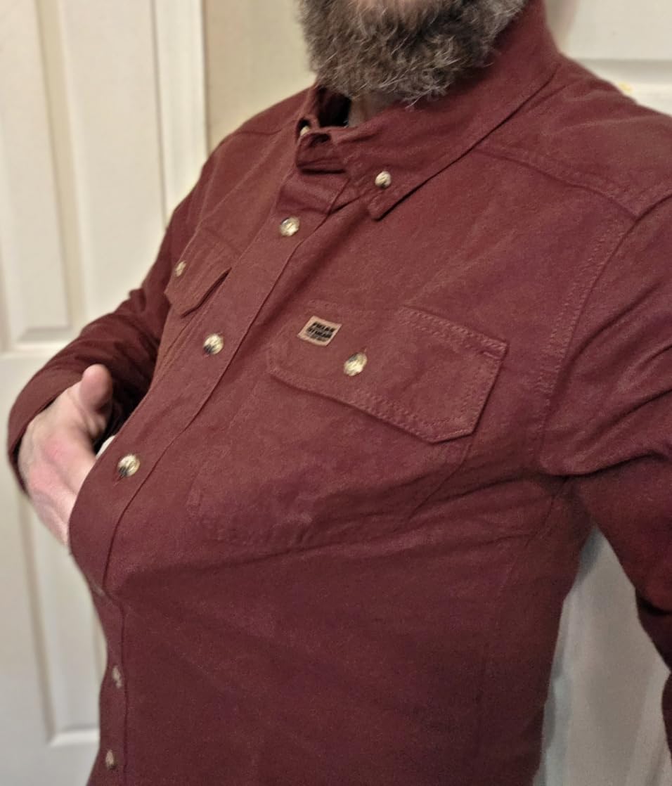 Field & Stream Men's Cattail Chamois Shirt customer photo 2