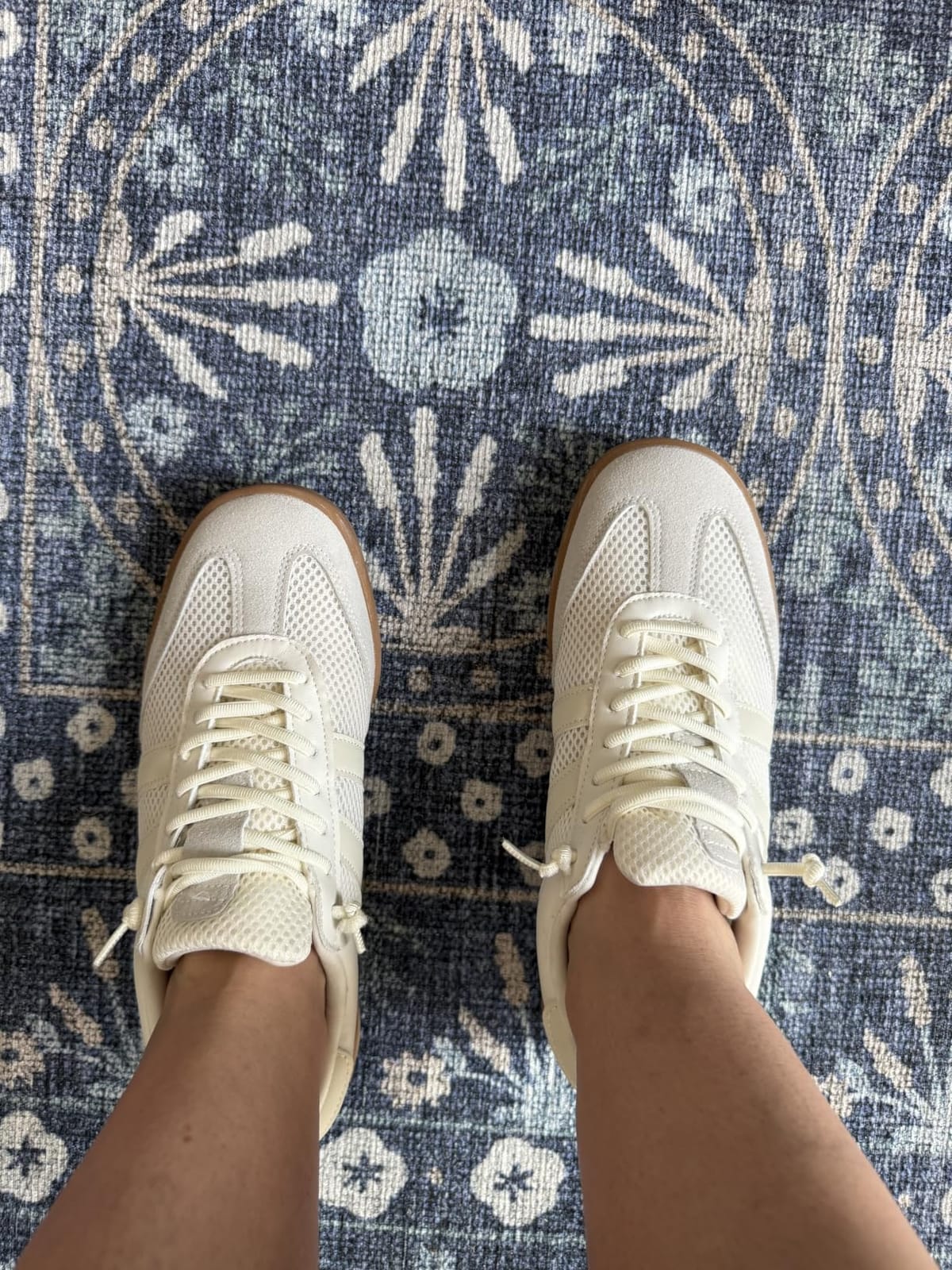 Genuine Leather Slip On Sneakers for Women with Leather Memory Foam Insole customer photo 2