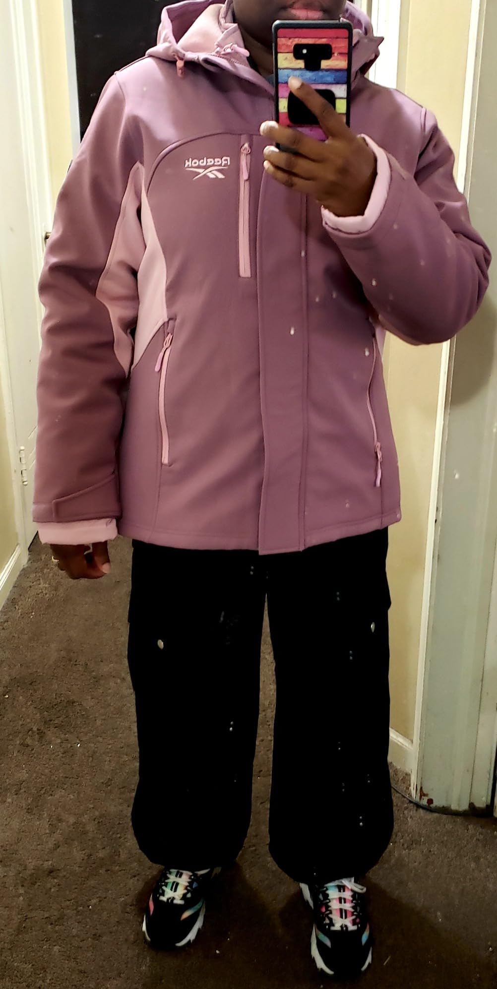 Reebok Womens 3-in-1 Softshell Ski Jacket with Removable Puffer Liner customer photo 1
