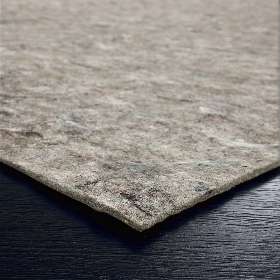 Waterproof Rug Pad 5x7 Ft, Under Area Carpet Padding, Non Slip Felt Rug Pads for Hardwood Floors, Protective Underlay Keeps Rugs in Place Without Wrinkles customer photo 2