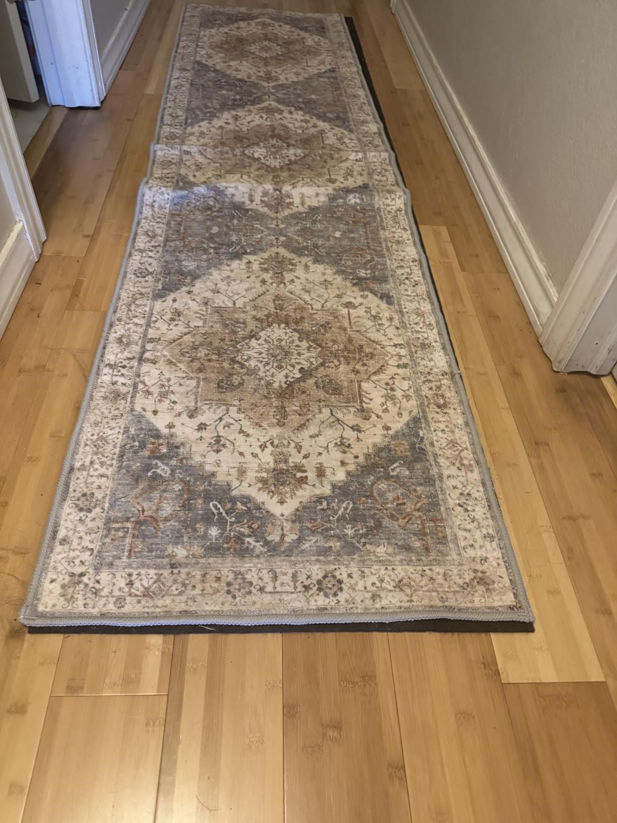 Deep Dream Dual Surface 2'x6' Rug Pad, Waterproof 1/4