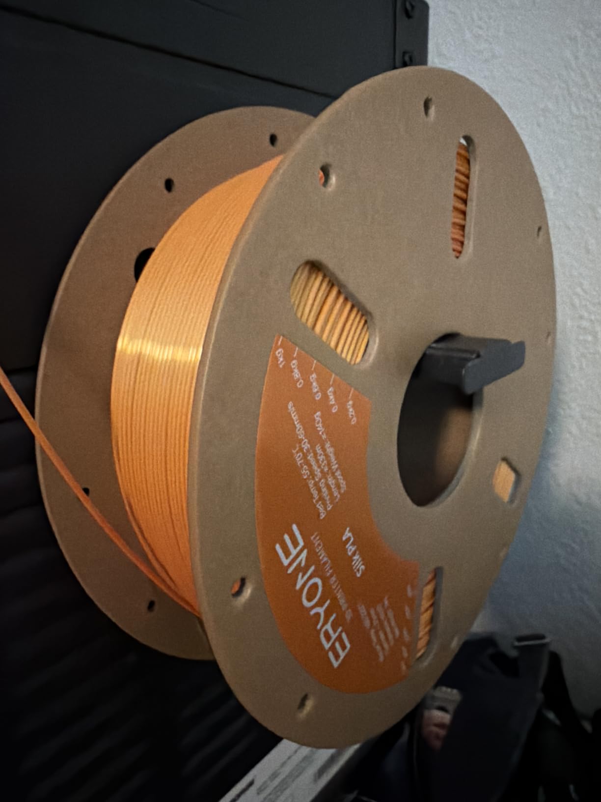 ERYONE Silk PLA Filament for 3D Printer 1.75mm +/- 0.03mm, Shiny Filament 1kg (2.1lbs)/Spool, Liquid Gold customer photo 2