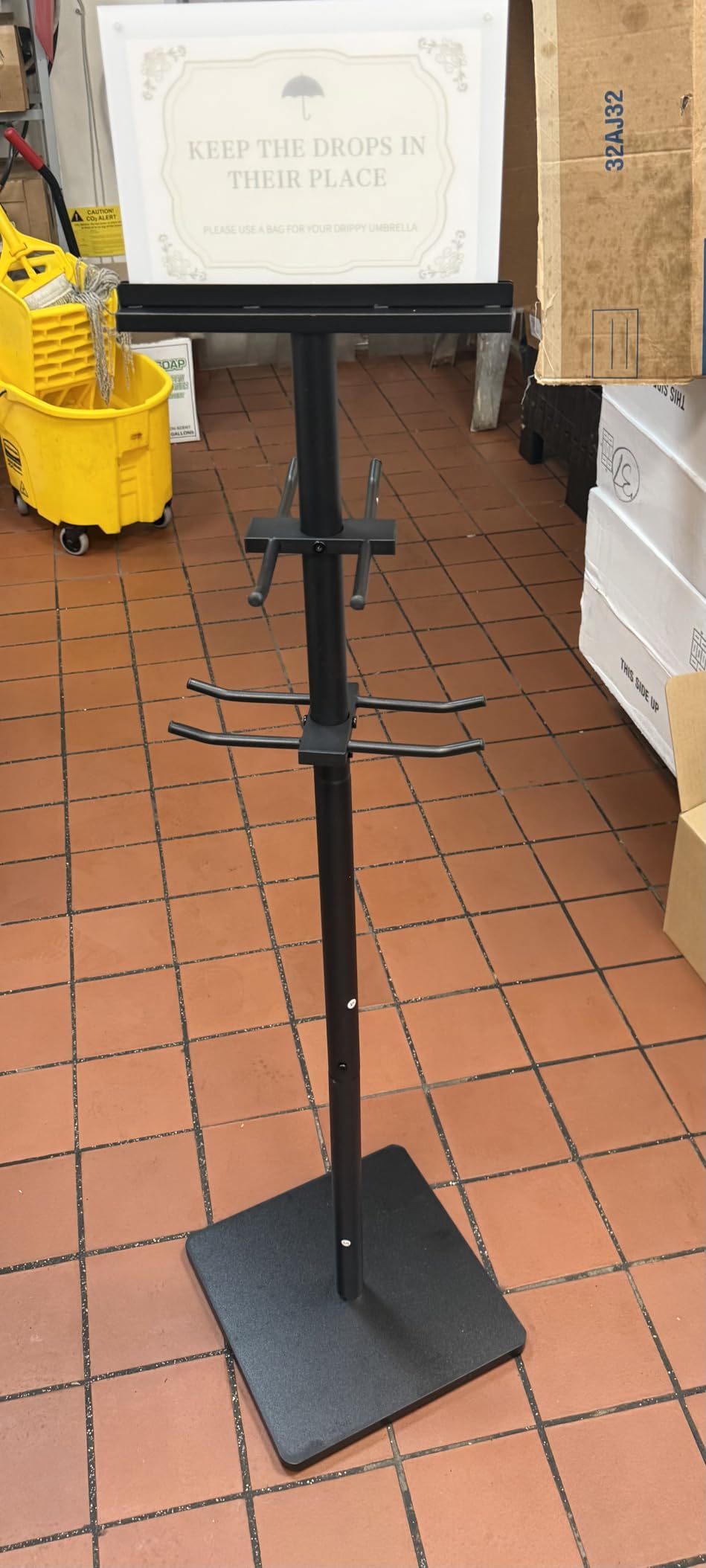 Wet Umbrella Stand with 400 Free Plastic Umbrella Bags disposable for Entry | 4-Side Hanging Umbrella Holder | Magnetic Signs | Dual-Size Umbrella Bag customer photo 1