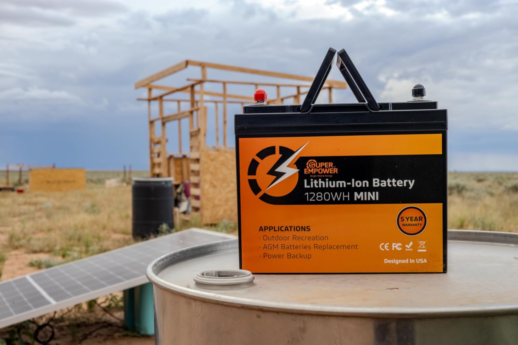 12V 100Ah LiFePO4 Battery, Group 24 Deep Cycle RV/Trolling Motor Battery customer photo 1