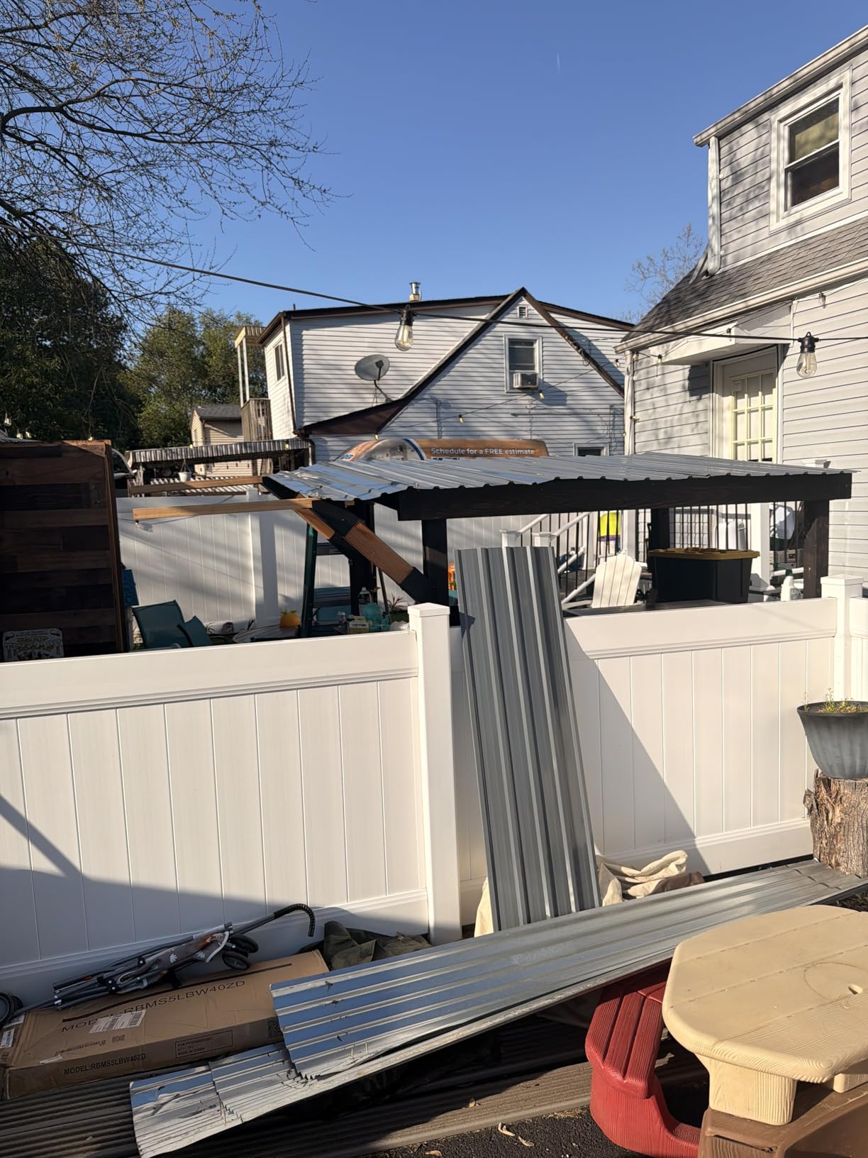 Brakki Metal Roofing Panels 10pcs 52.4 ft², Black Corrugated Roof Panels customer photo 1