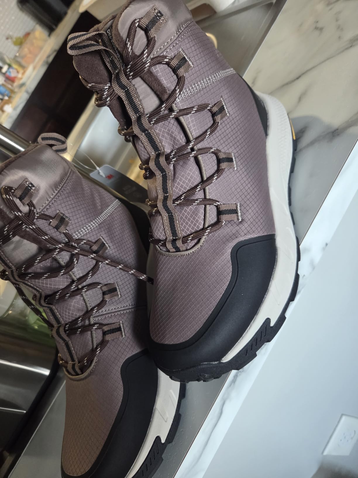 NORTIV 8 Men's Wide Winter Boots Grip on Snow Ice customer photo 1