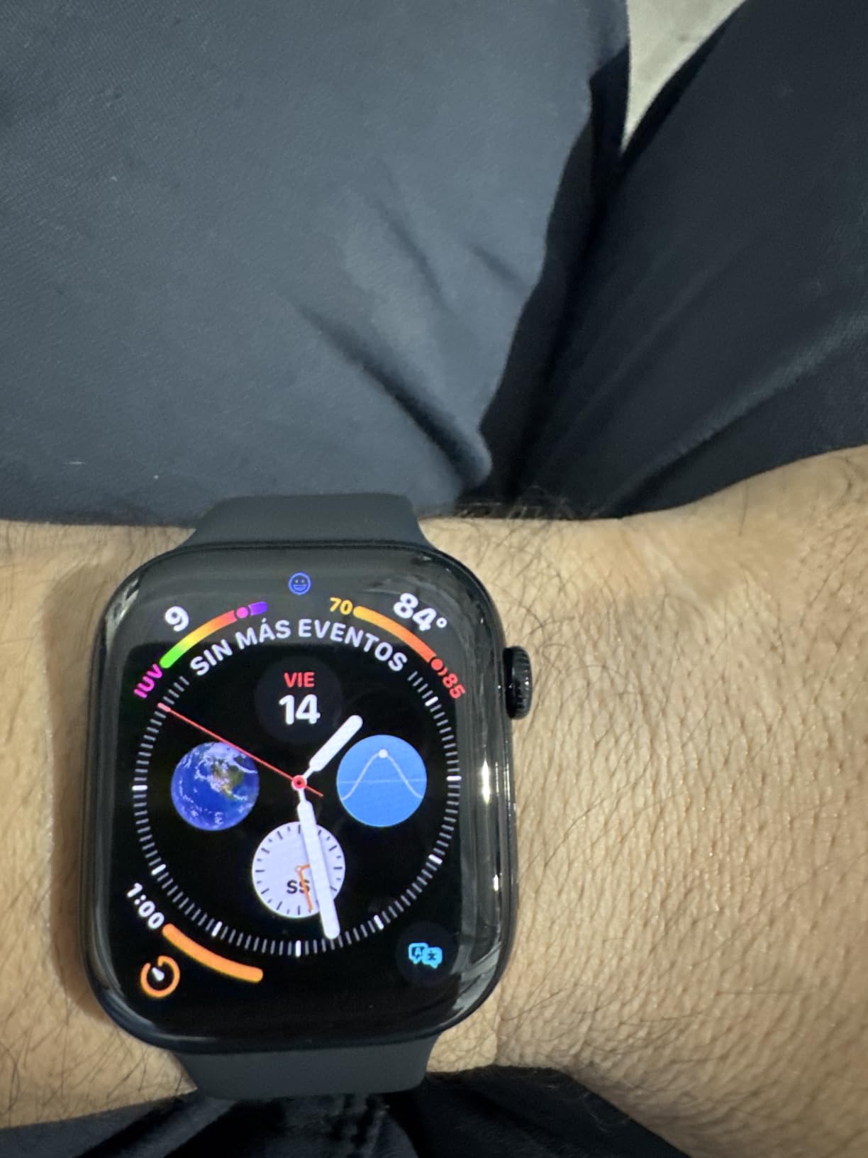 Apple Watch Series 11 [GPS 46mm] Smartwatch with Jet Black Aluminum Case with Black Sport Band - M/L. Sleep Score, Fitness Tracker, Health Monitoring, Always-On Display, Water Resistant customer photo 1