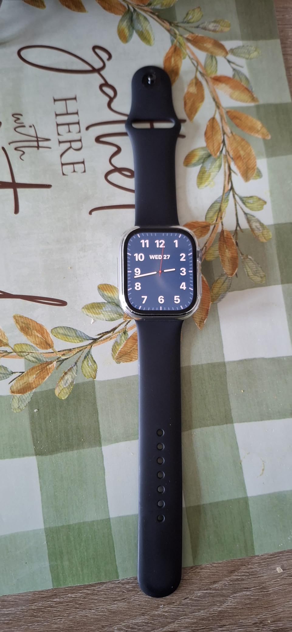 Apple Watch Series 11 [GPS 42mm] Smartwatch with Space Gray Aluminum Case with Black Sport Band - S/M. Sleep Score, Fitness Tracker, Health Monitoring, Always-On Display, Water Resistant customer photo 1