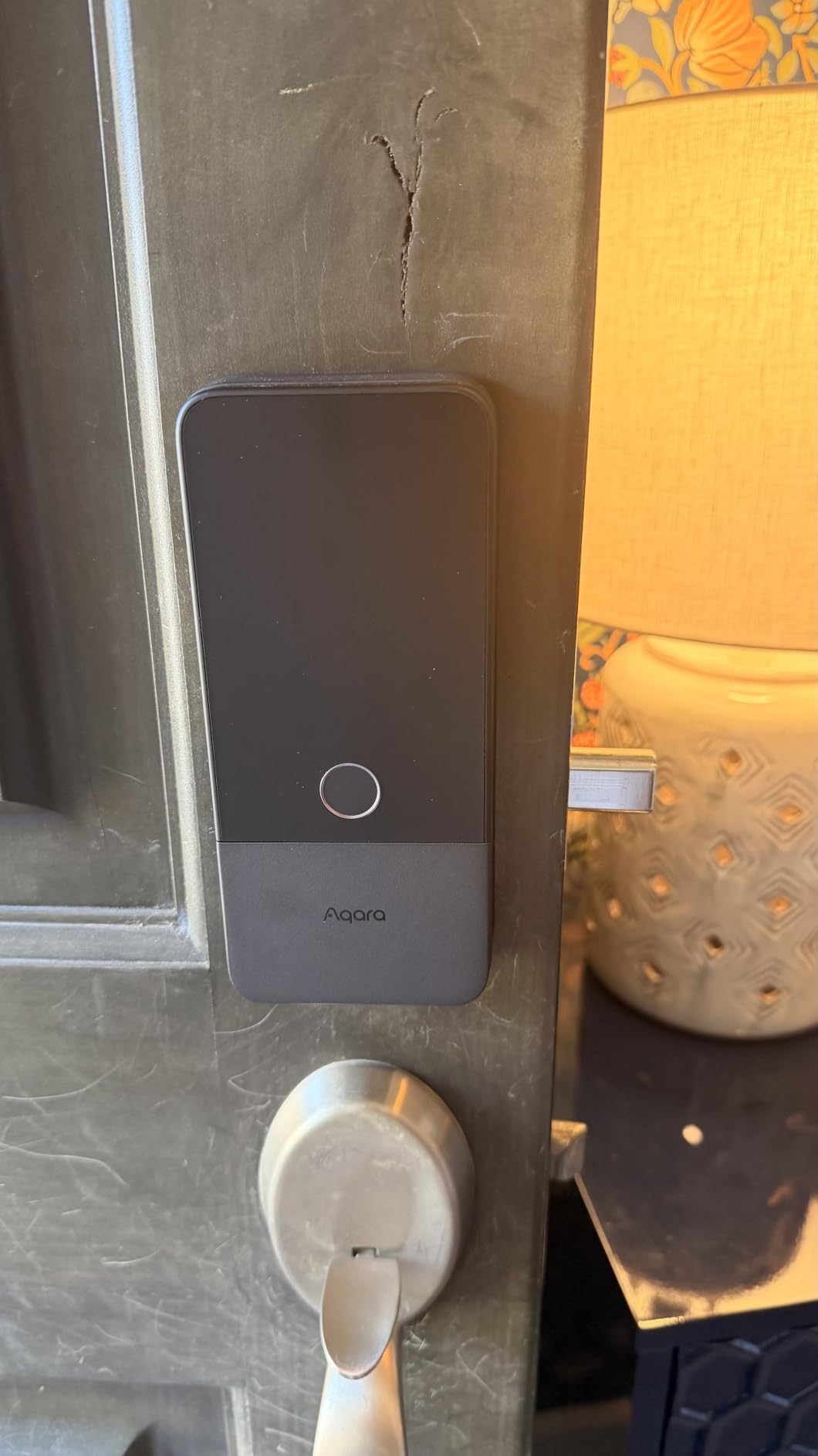Aqara UWB Smart Lock U400, Apple Home Key, Fingerprint Deadbolt, Black customer photo 2