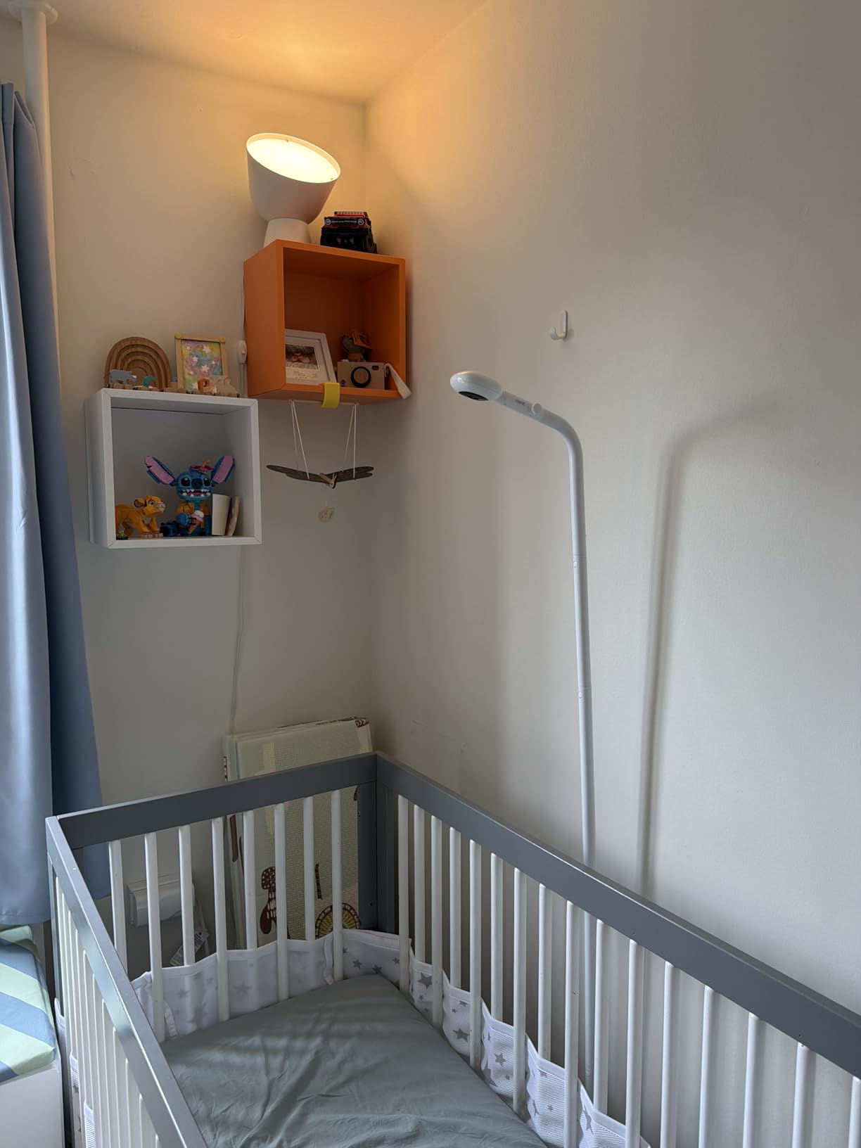 Nanit Smart Baby Video Monitor - Camera & Floor Stand - 1080p Wi-Fi Camera customer photo 2