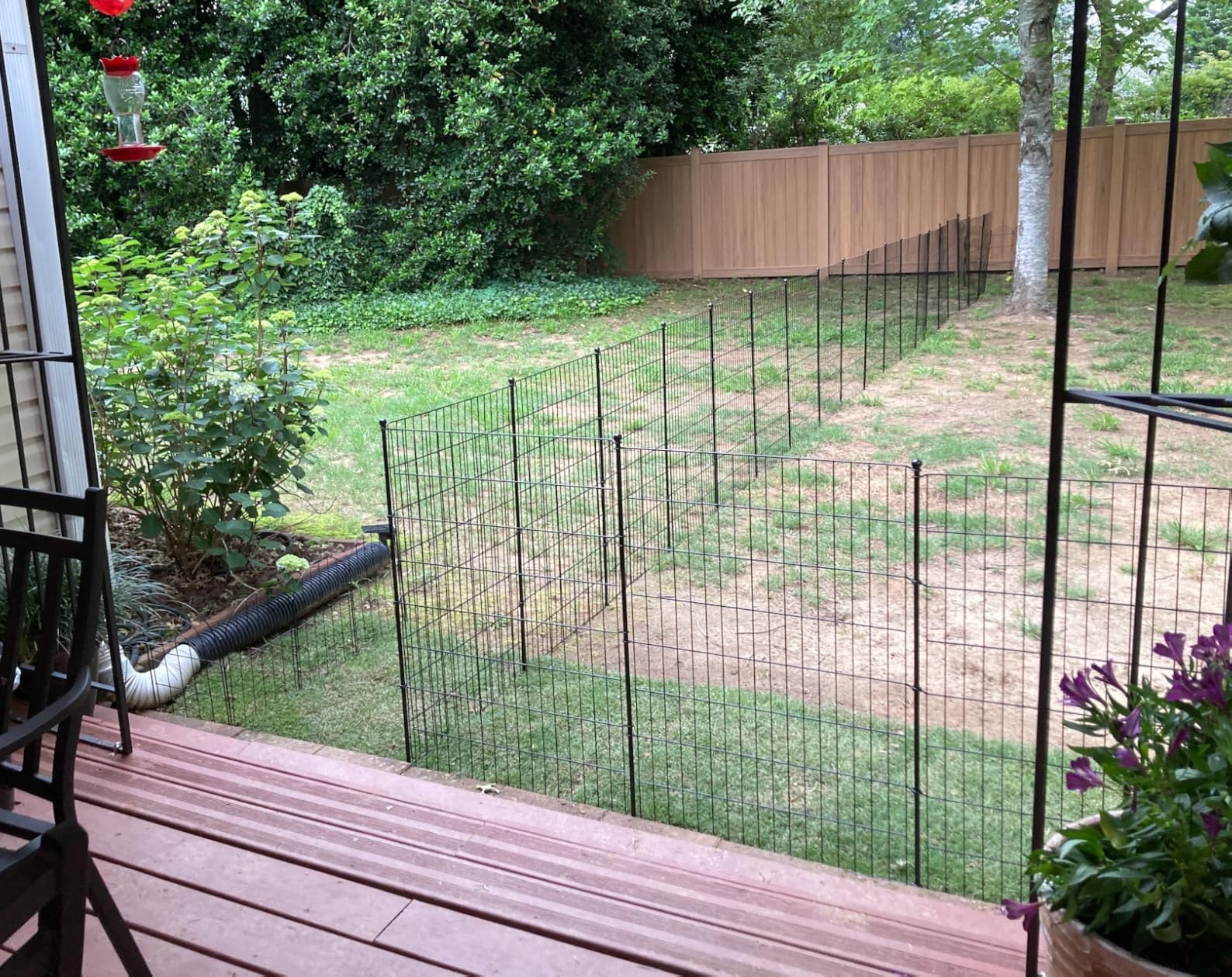 No Dig Garden Fence Outdoor for Yard, 48in (H) x 23.6ft(L) customer photo 1