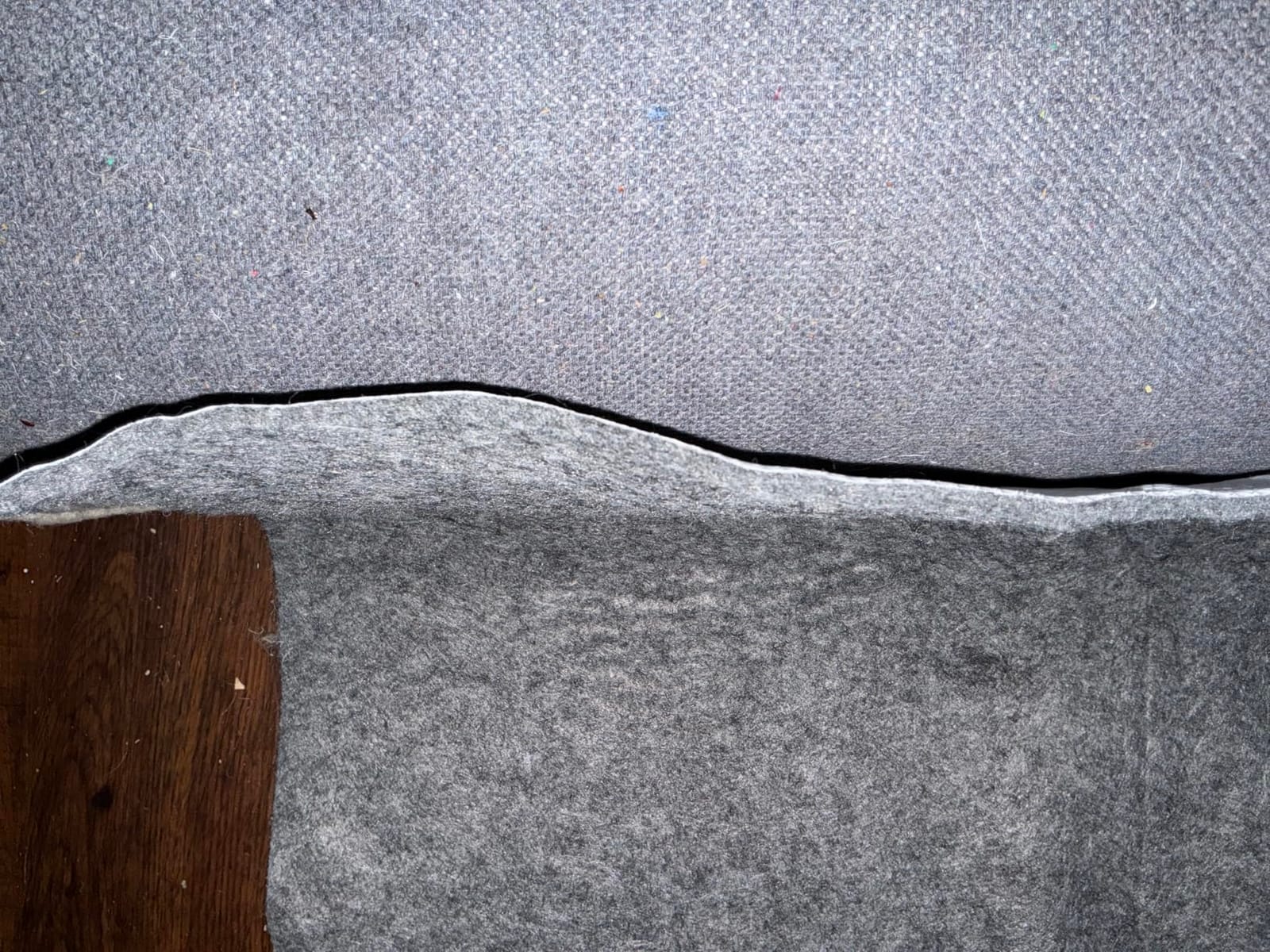 Waterproof Rug Pad, 8x10 Ft Under Area Rug Carpet Pad, Non Slip Rug Pads for All Floors and Hardwood Floors Finishes, Keep Carpets in Place Soft and Prevent Rug from Wrinkling or Buckling customer photo 2