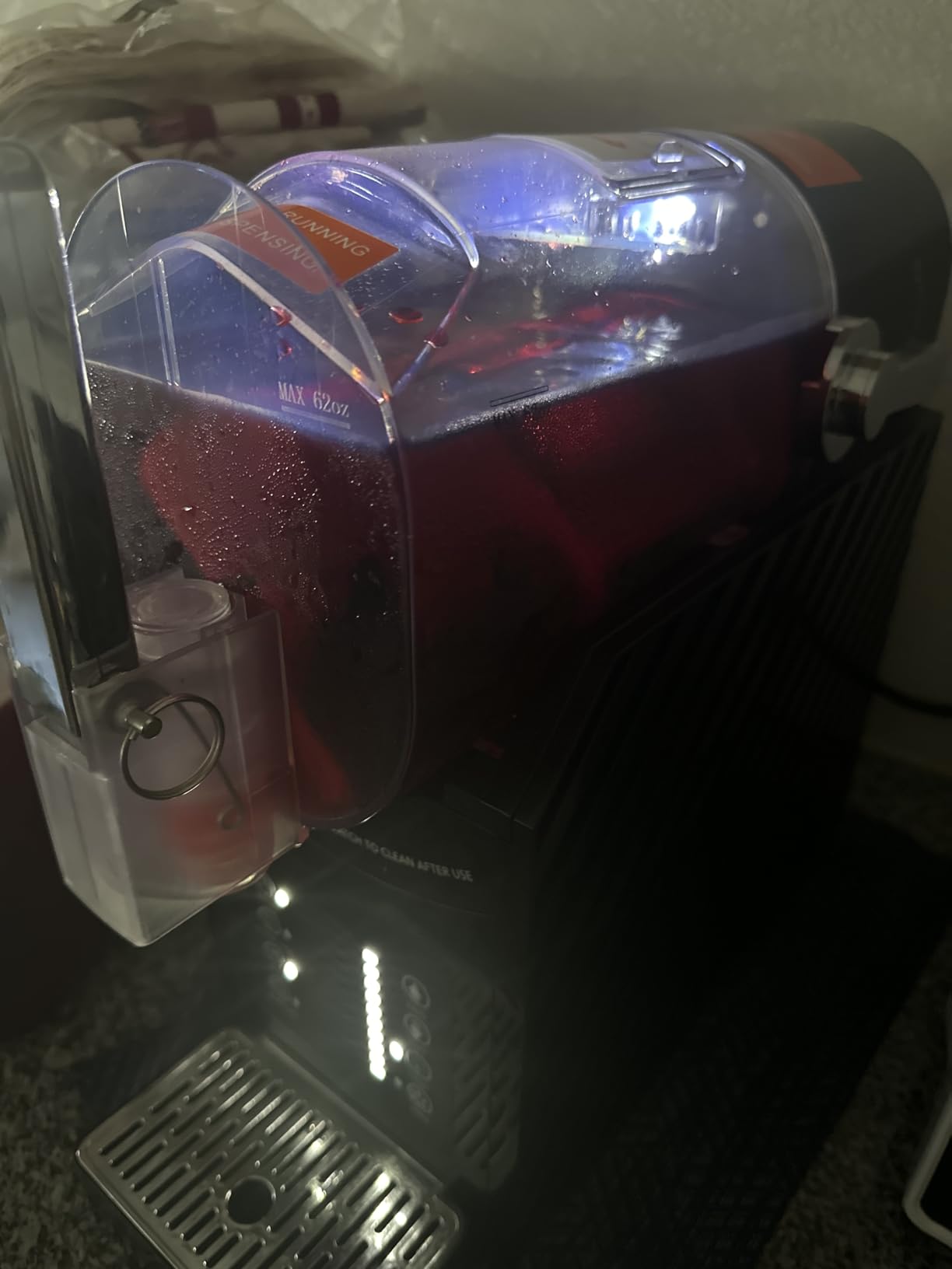 Erivess 88oz Slushie Machine for Home - No Ice Needed Slushy Maker with Self-Cleaning, Professional Frozen Drink Maker customer photo 1
