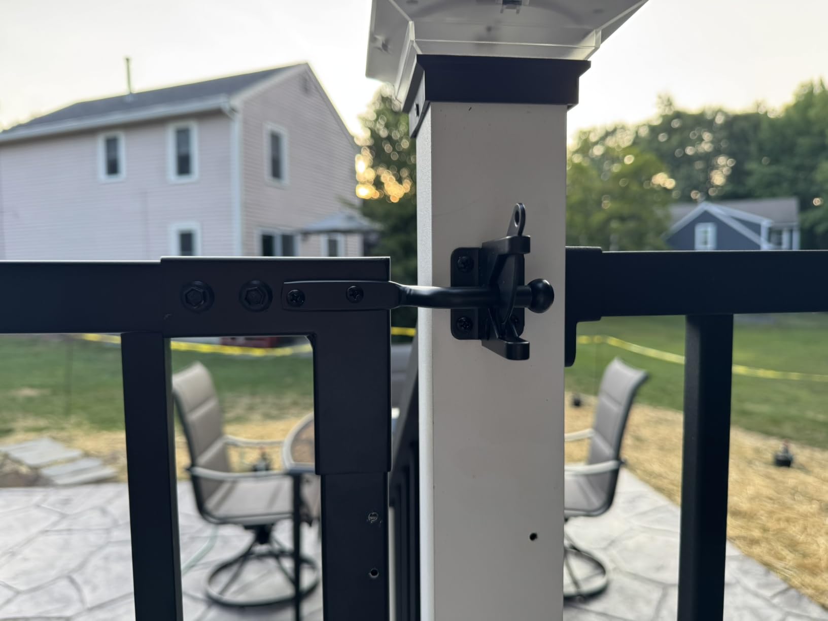 4ft x 36in Aluminum Deck Gate Kit with Self Closing Hinges & Latch | Welded Anti Sag Frame, Cut-to-Fit, AAMA 2604 Weather-Resistant Finish, Easy DIY installation, Deck Porch Patio Garden Gate customer photo 1