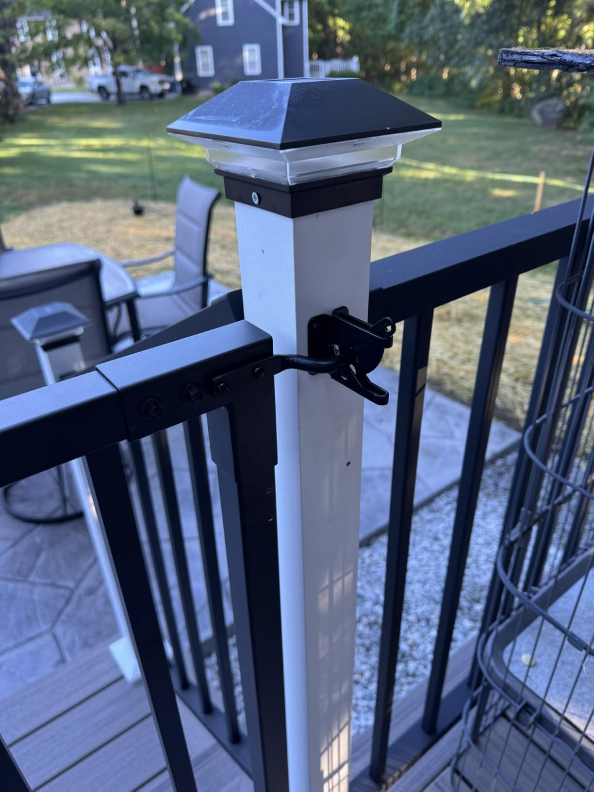 4ft x 36in Aluminum Deck Gate Kit with Self Closing Hinges & Latch | Welded Anti Sag Frame, Cut-to-Fit, AAMA 2604 Weather-Resistant Finish, Easy DIY installation, Deck Porch Patio Garden Gate customer photo 2