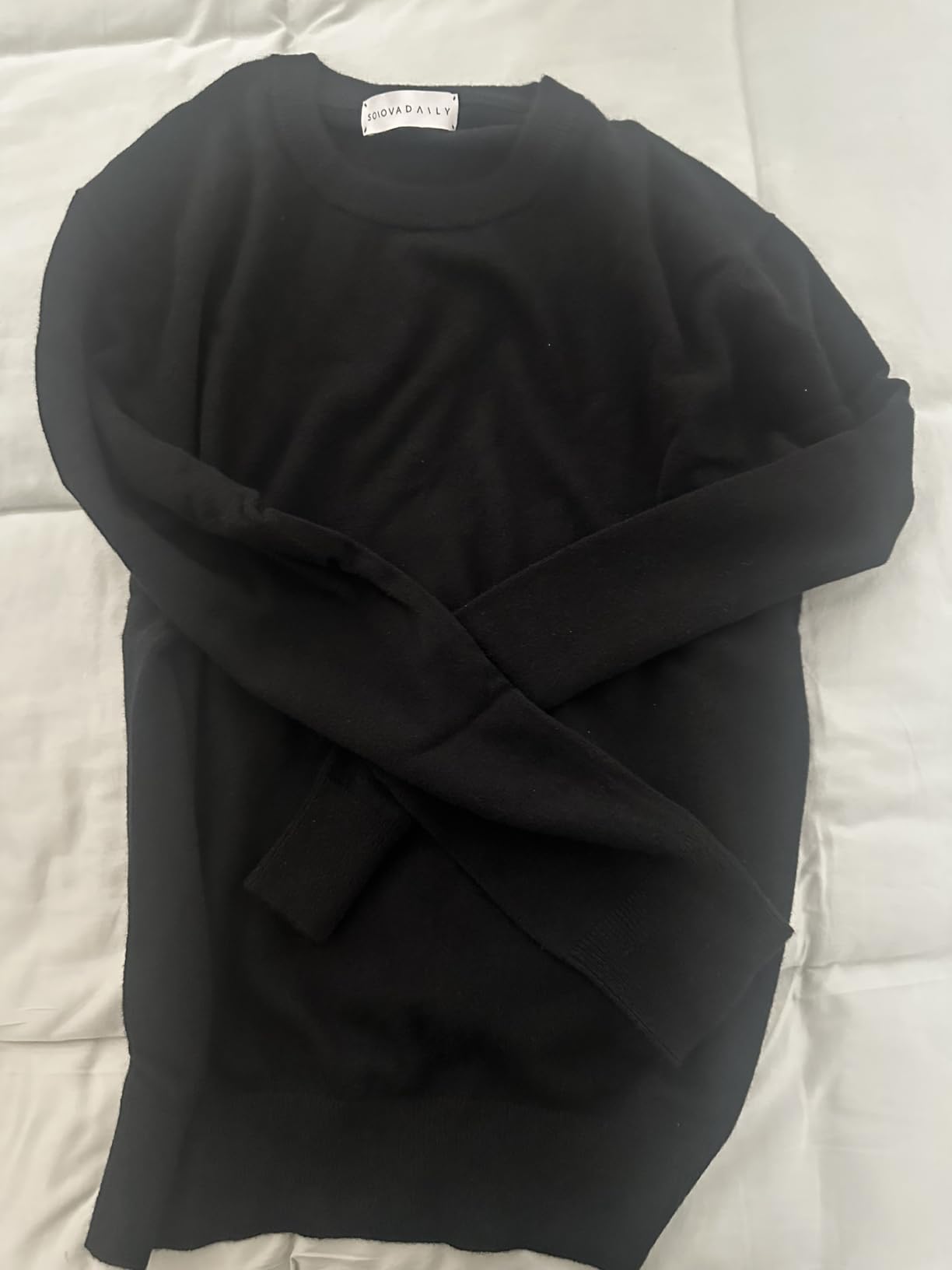 Mens Daily Cashmere Sweater – 100% Pure Cashmere Sweaters for Men Pullover customer photo 1
