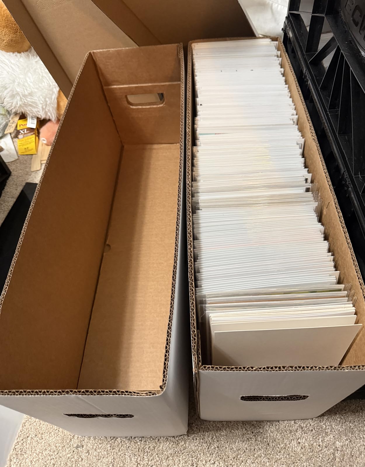 BCW Long Comic Storage Box - 5 ct | Holds 250-300 Current & Silver Age Comics | Sturdy 200 lb. for Cardboard Comic Book | Stackable Comic Storage Box for Collectors customer photo 1