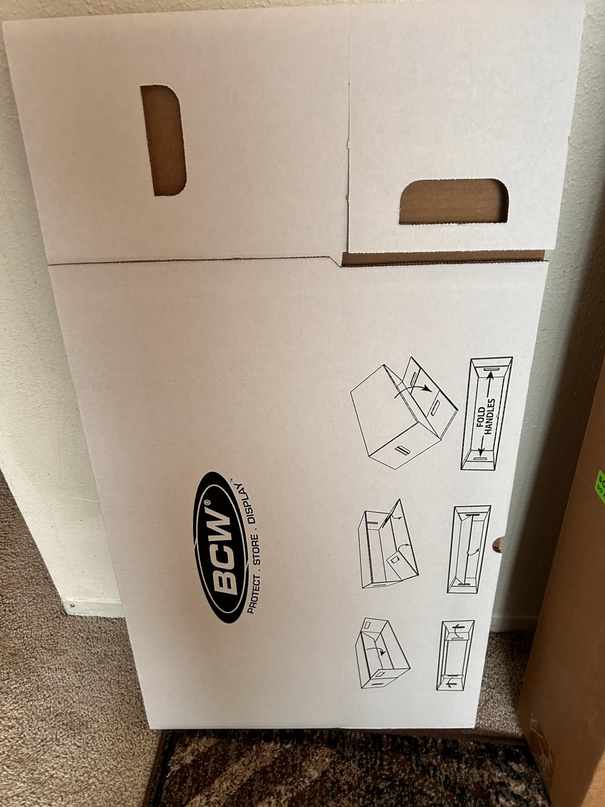 BCW Long Comic Storage Box - 5 ct | Holds 250-300 Current & Silver Age Comics | Sturdy 200 lb. for Cardboard Comic Book | Stackable Comic Storage Box for Collectors customer photo 2