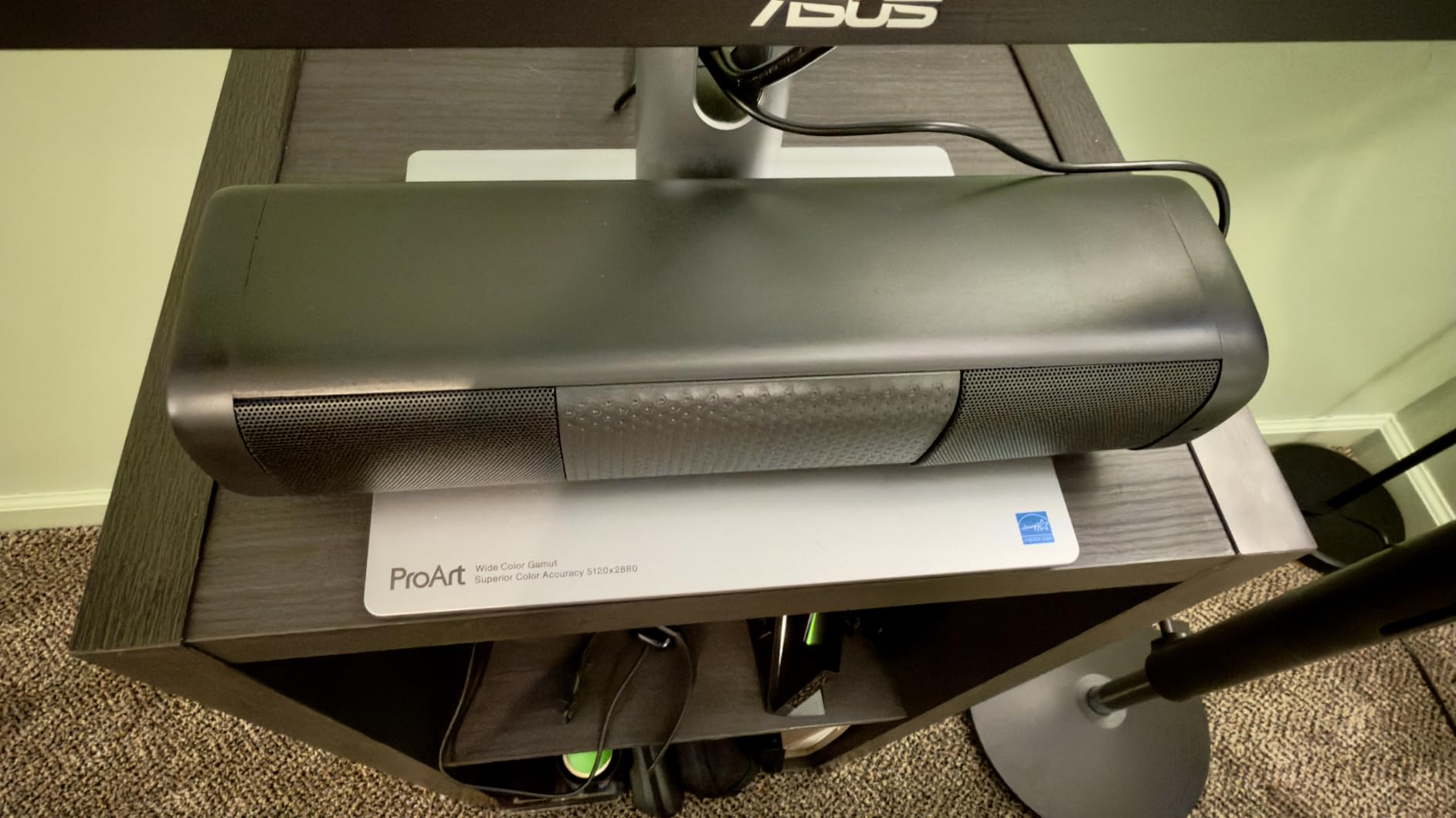 Saiyin 11.7-inch Sound Bar, Small Size & Big Power, Center-Channel Speakers customer photo 1