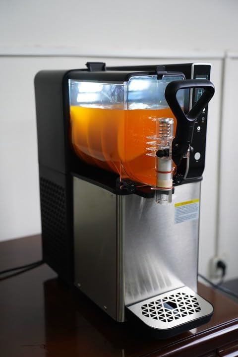 GSEICE Slushie Machine, 4L/1.05 Gal x 2 Tank Margarita Machine | No Ice Needed Slushy Machine for Home & Commercial Use, 400W Frozen Drink Machine for Slush, Milkshake, Frappes & More customer photo 2