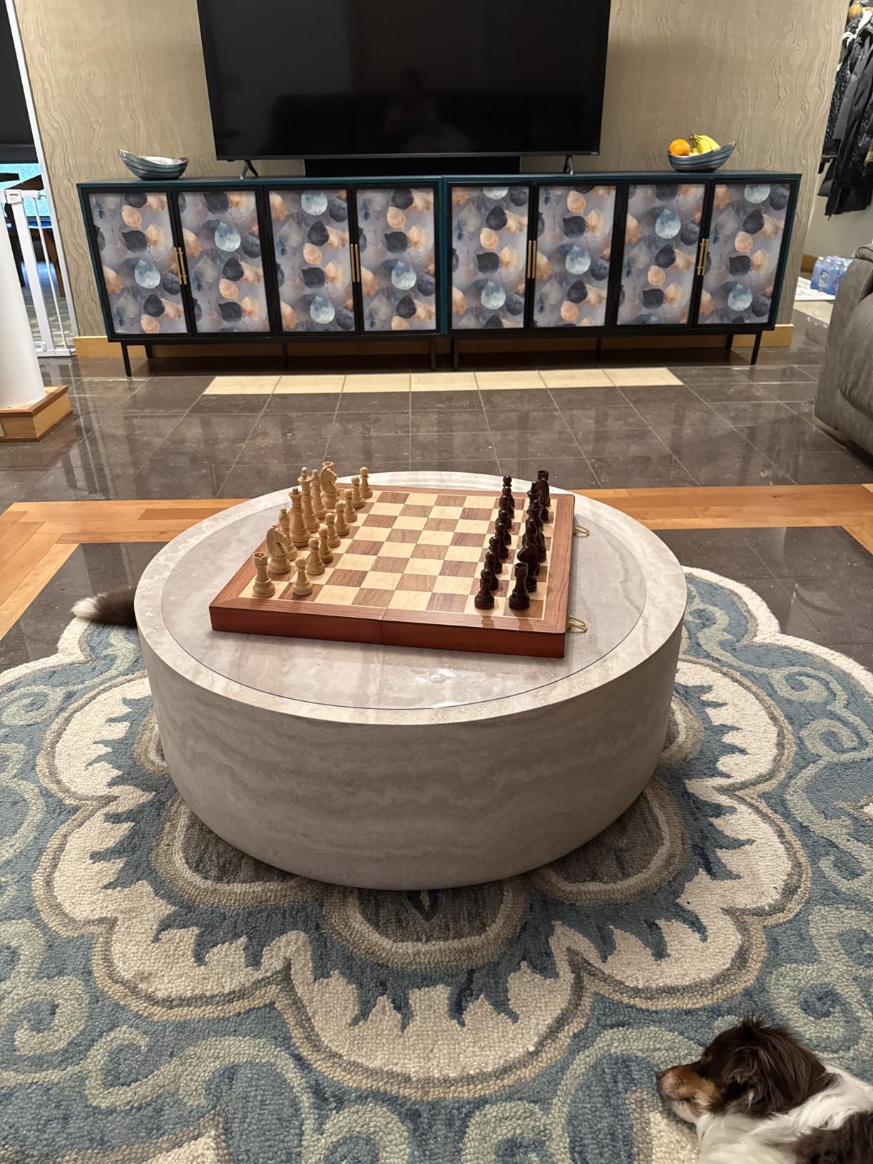20 Inch Super Large Wooden Chess Set, Hand-Carved Wooden Chess Pieces with 4.5” King, Built-in Storage & 2 Extra Queens, Luxury Folding Tournament Chess Board Game for Adults and Kids customer photo 2