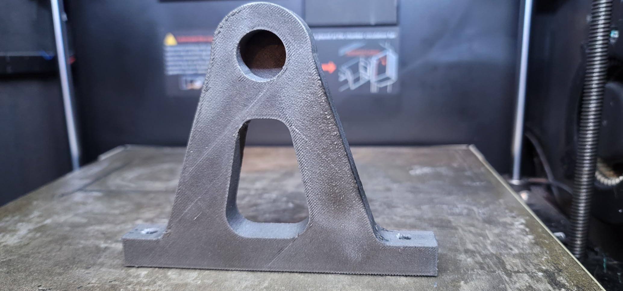 ABS-CF Black Filament 10% Carbon Fiber ABS Filament 1.75mm 1kg customer photo 1