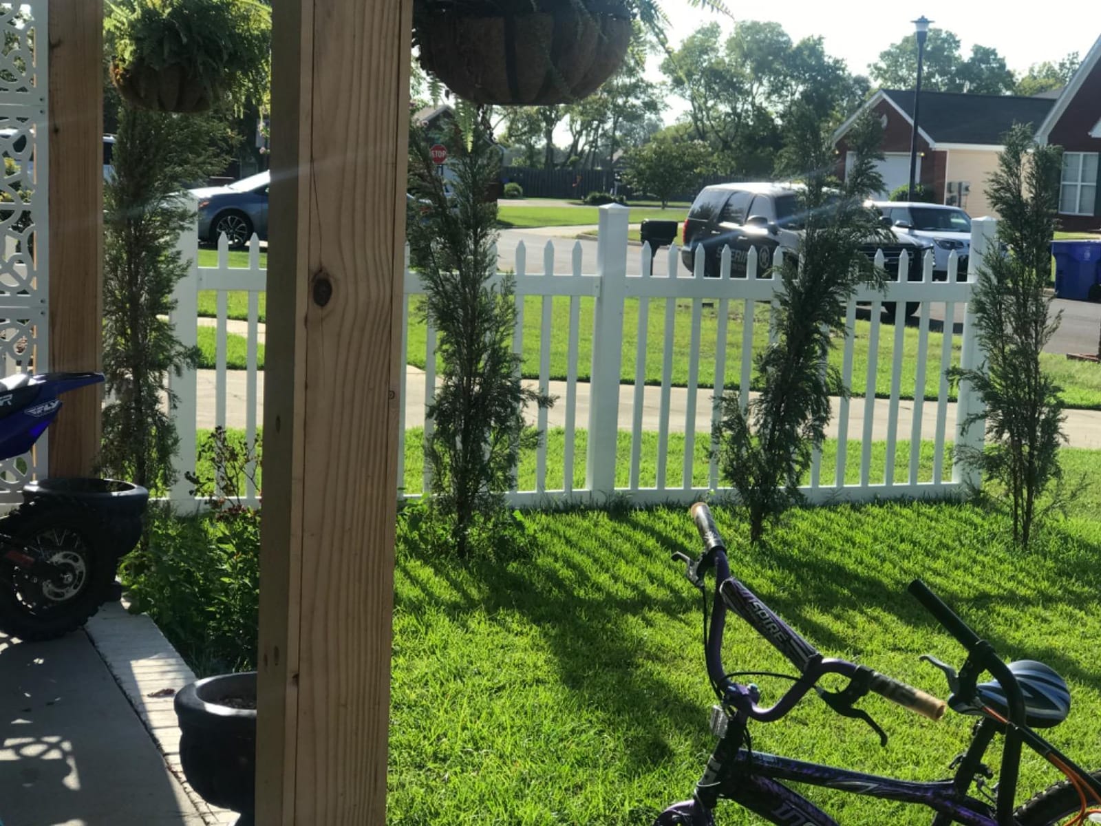 WamBam Cambridge Privacy Fence, White Vinyl No Dig DIY Kit customer photo 1