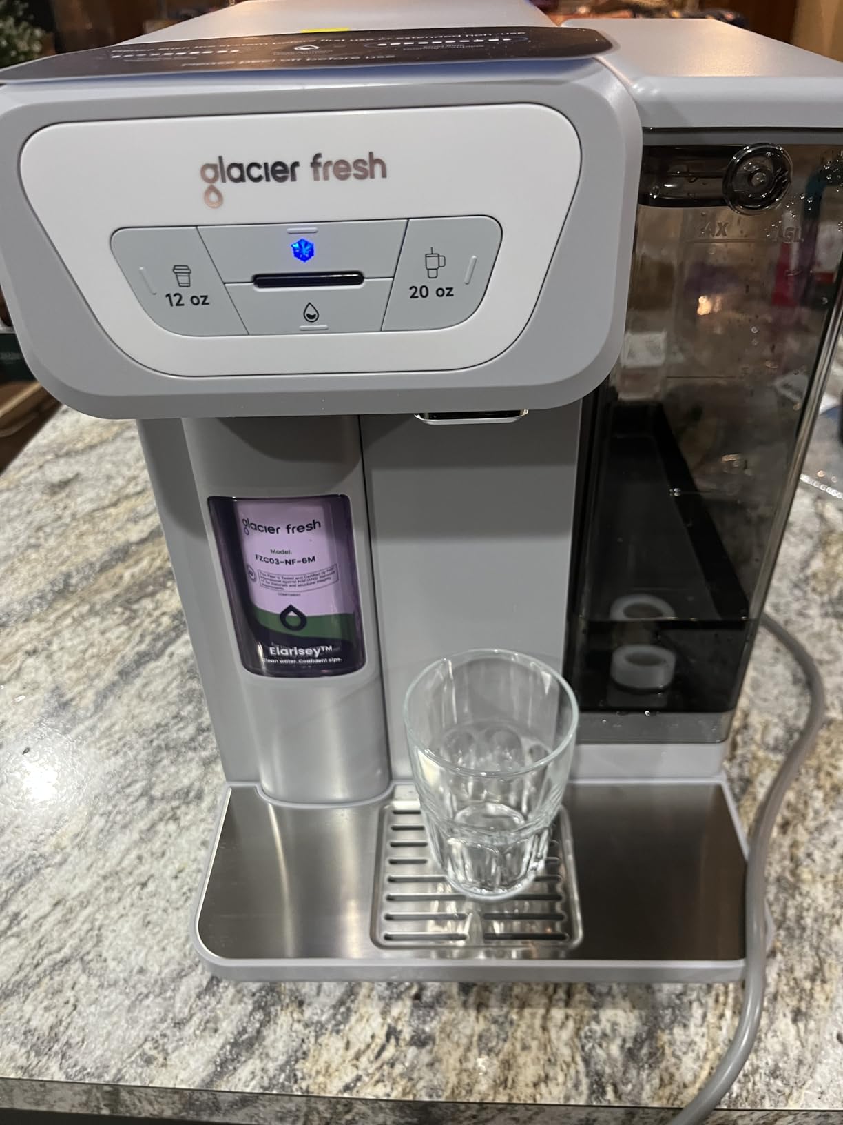 GLACIER FRESH C03 Coolon Countertop Cold Water Purifier, Zero Wastewater customer photo 2
