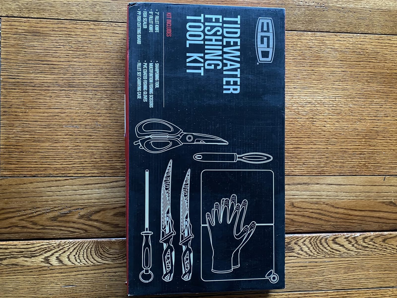 EGO Tidewater Fillet Tool Kit - Complete Fish Cleaning & Processing Set with Dual Fillet Knives, Scaler, Cutting Board, Scissors, Sharpener & Gloves - Freshwater & Saltwater Fishing customer photo 2