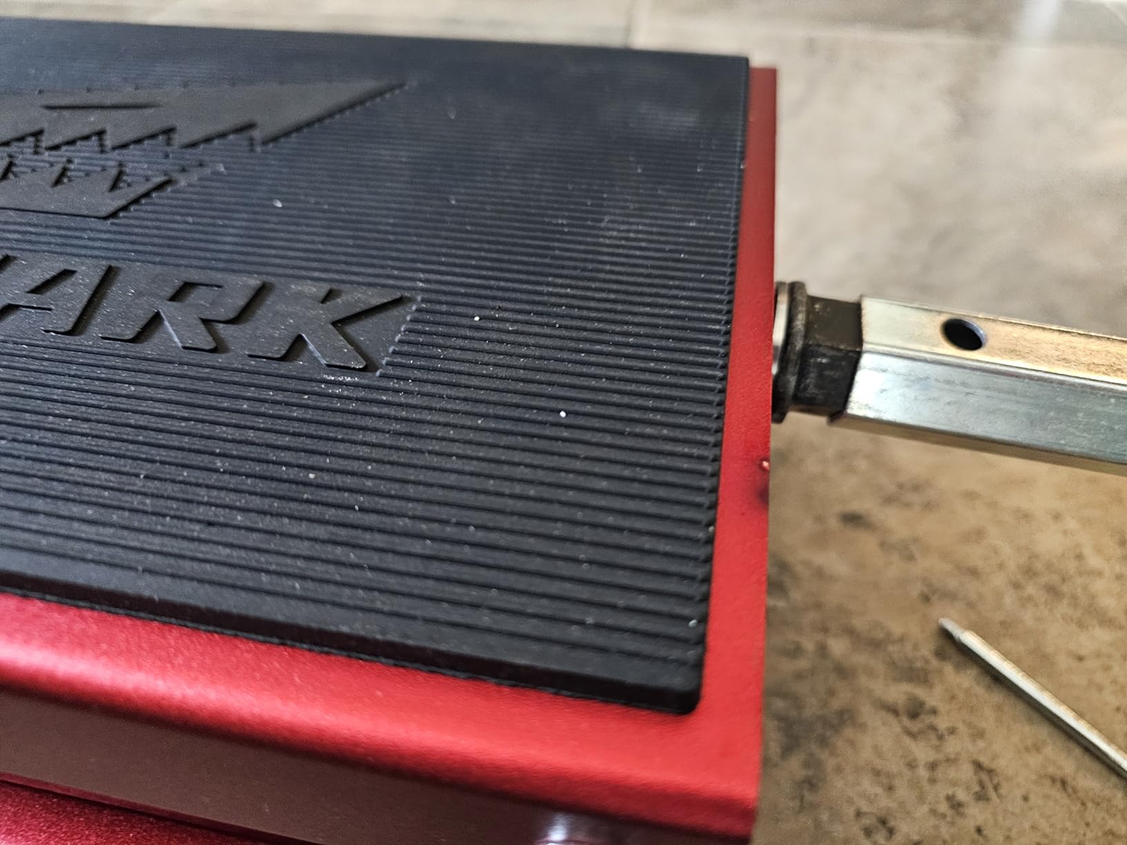 Aluminum Motorcycle Scissor Lift Jack, 1100LBS Heavy Duty (Black) | Anodize, M16 Screw, Double Reinforcement Shafts, Non-Slip Rubber Pad, Dirt Bike ATV Cruiser Scooter Sports Maintenance customer photo 2