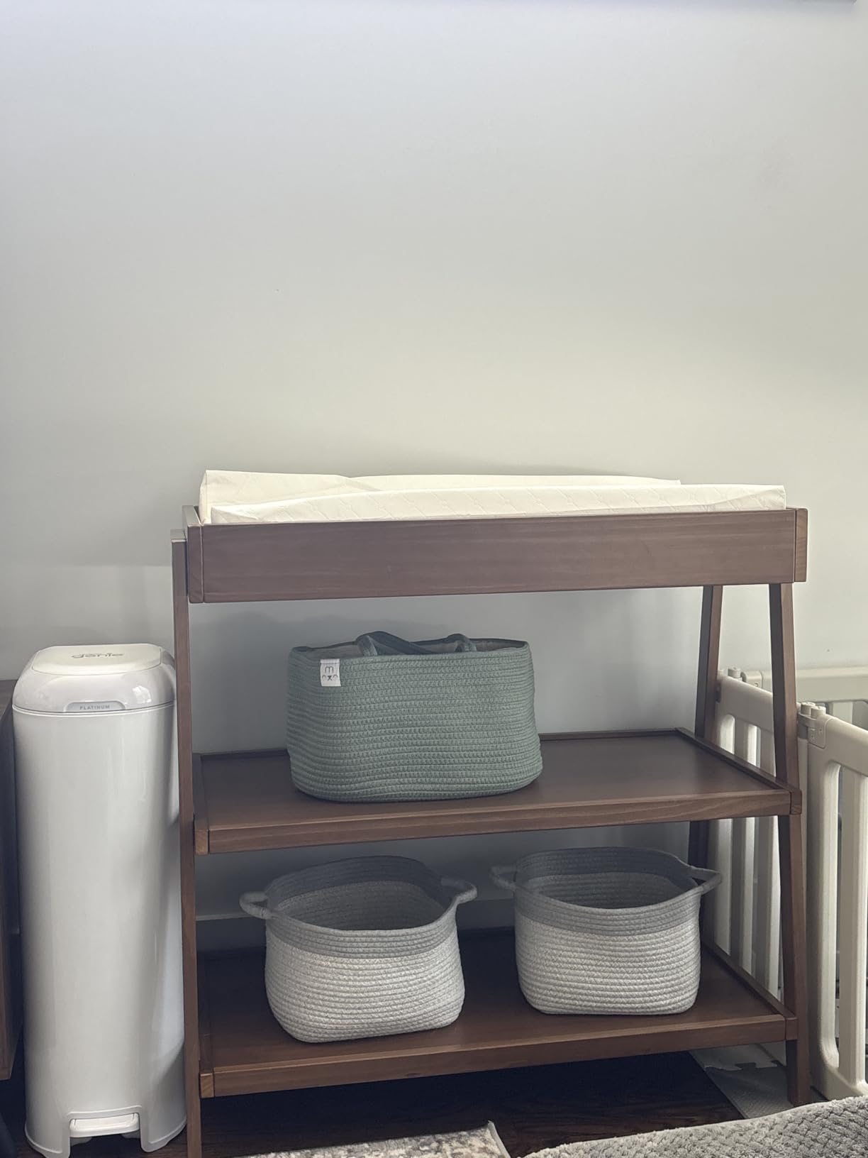 Delta Children Scout Changing Table, Chestnut customer photo 1