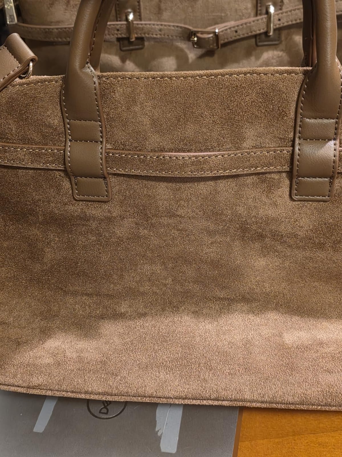 BOSTANTEN Soft Structured Satchel Bag for Women Medium Work Tote Handbag customer photo 2