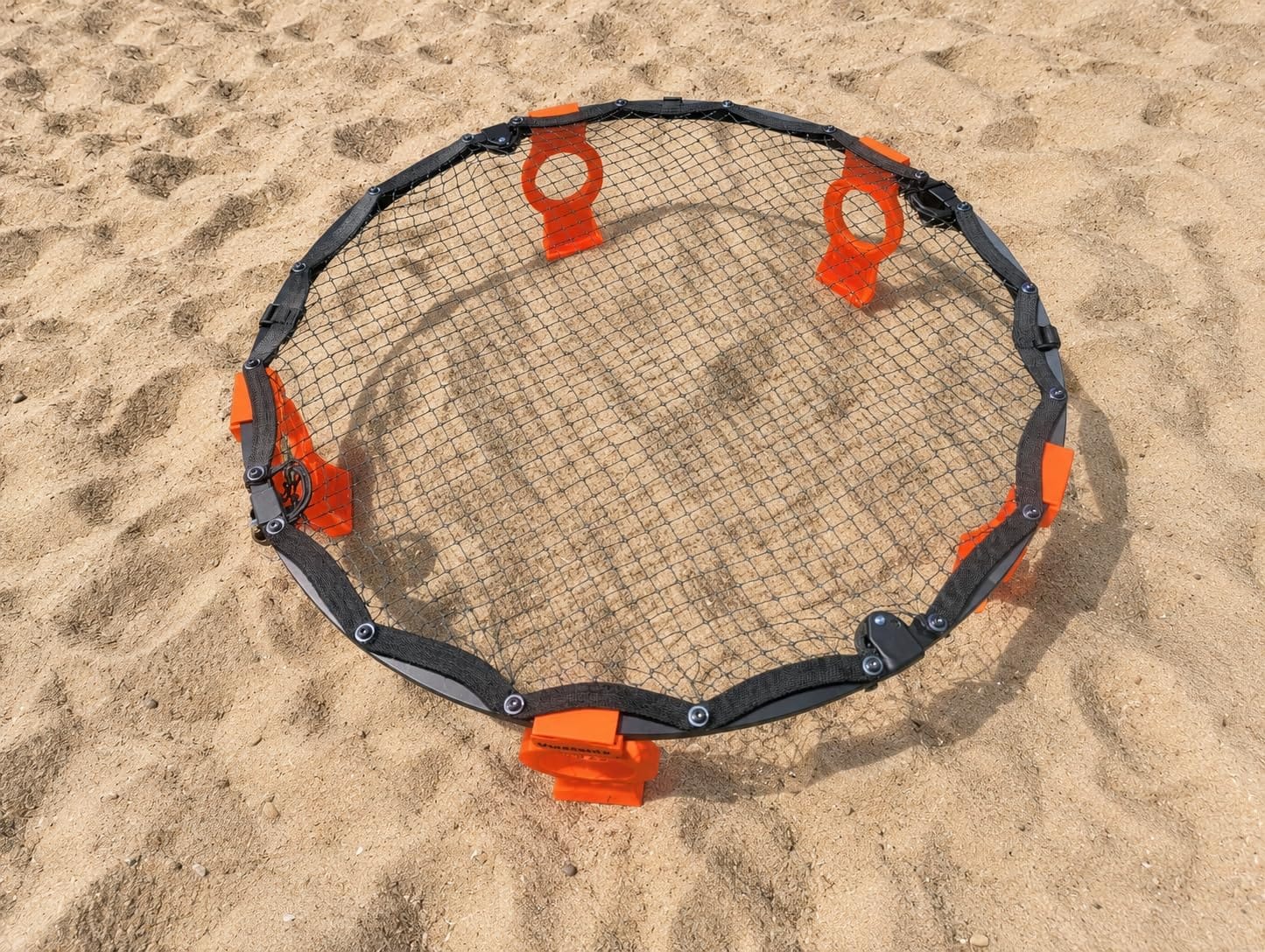 Upgraded Foldable Metal Roundnet Game Set for Outdoor Lawn & Beach customer photo 2