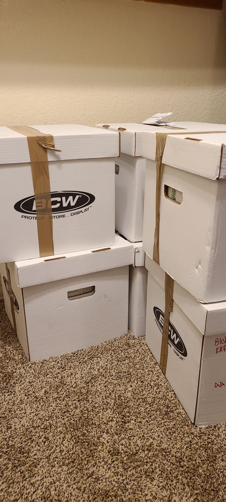 BCW 33 RPM Vinyl Record Storage Boxes, Holds 65 12-Inch LPs Each, 5 Pack customer photo 2