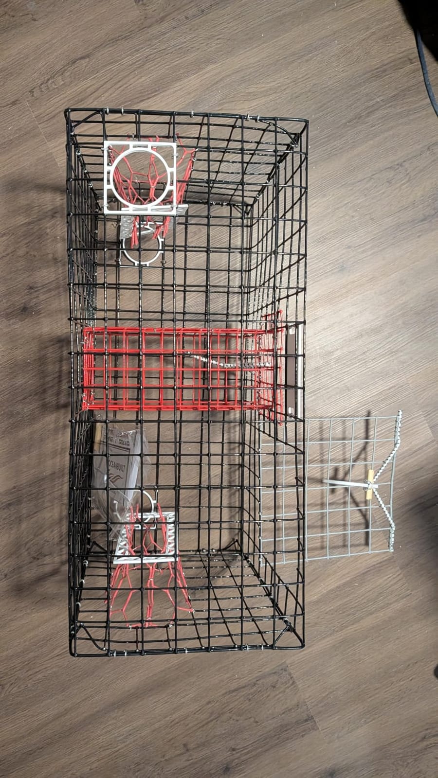 Florida Medium Blue Crab Trap - 24 x 14 x 11 Crab Pot for Recreational Crabbing - Two-Throat Entry Fishing Trap - PVC Coated Wire Saltwater Crab Trap customer photo 1