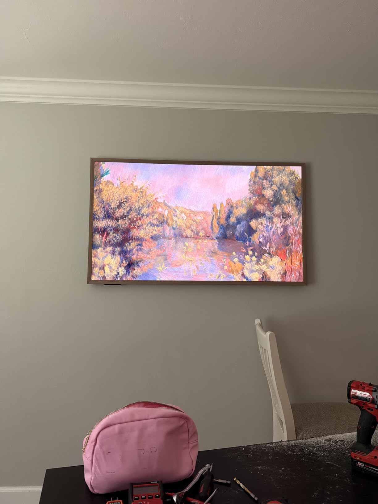 Hisense 85“ Hi-QLED 4K S7 CanvasTV Series Google Smart Art TV (85S7SG, 2026 New) - 144Hz, Art Gallery, Dolby Vision HDR, Anti-Glare Panel, Hi-Matte Display, Frame & UltraSlim Wall Mount Included customer photo 2