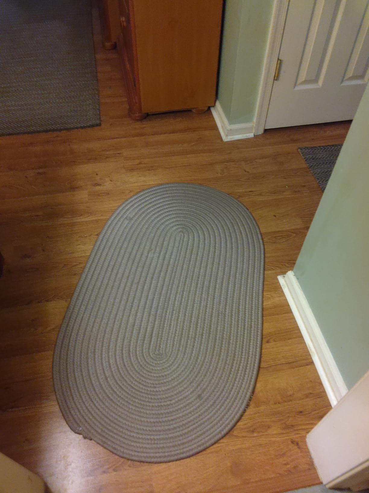 GORILLA GRIP® Slip Resistant Rug Pads for Hardwood Floor, 4x6 Beige customer photo 1